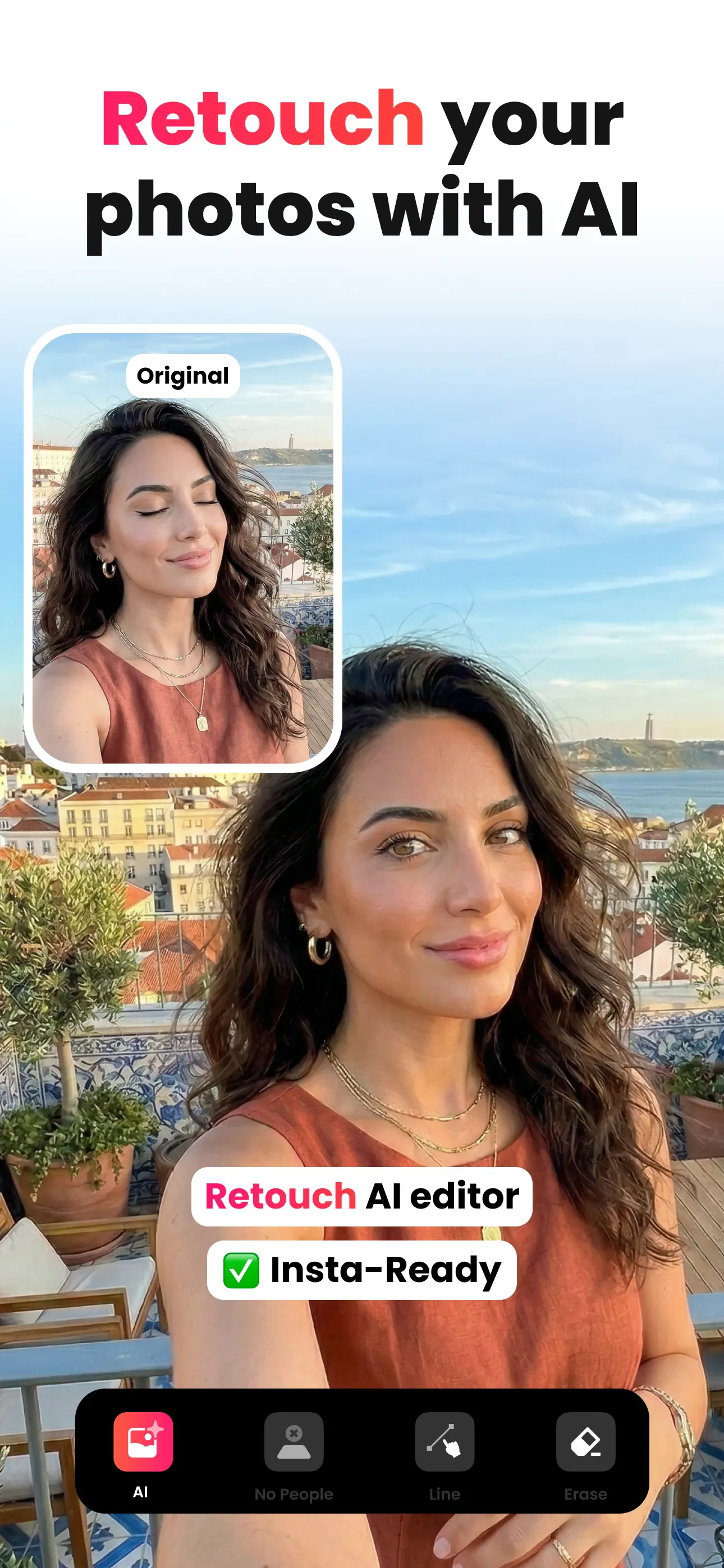 Retouch AI - Remove Objects App Store screenshot 1