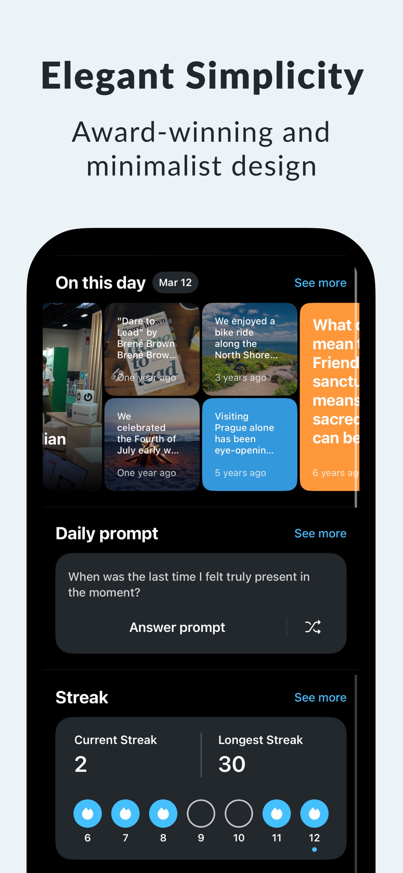 Day One: Daily Journal & Diary App Store screenshot 1
