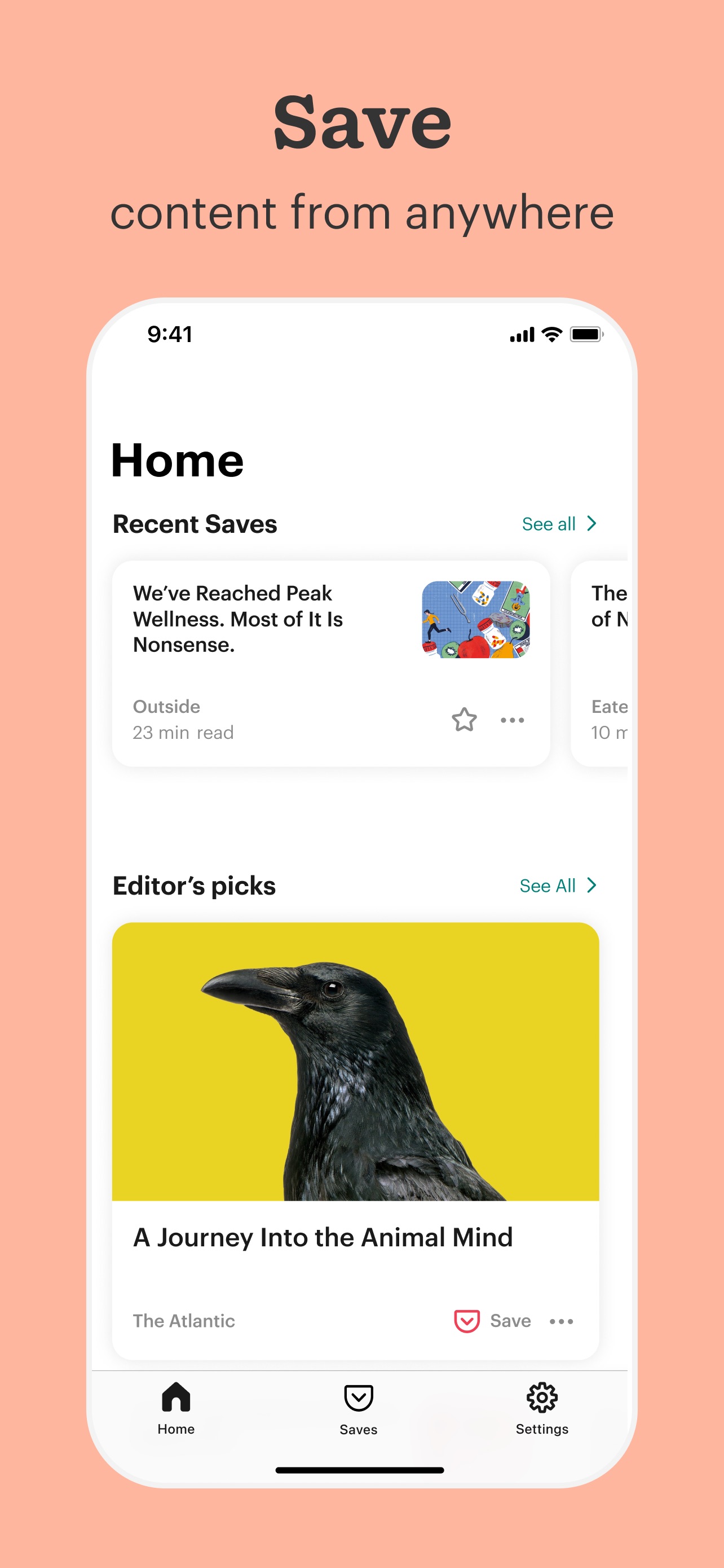 Pocket: Stay Informed App Store screenshot 2