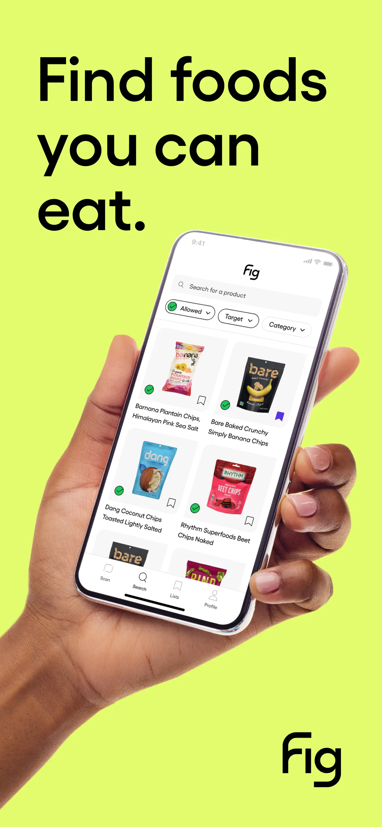 Fig: Food Scanner & Guide App Store screenshot 1