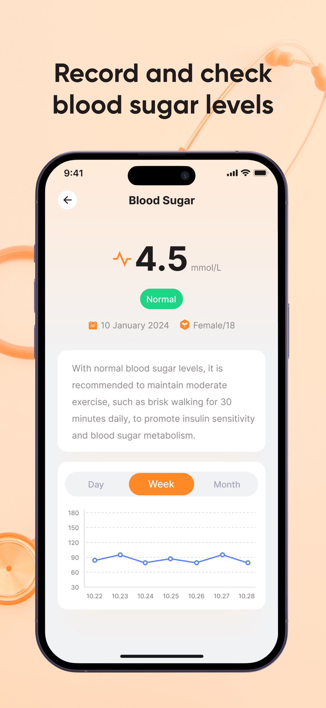 HealthGuard:Heart&Blood Sugar App Store screenshot 2
