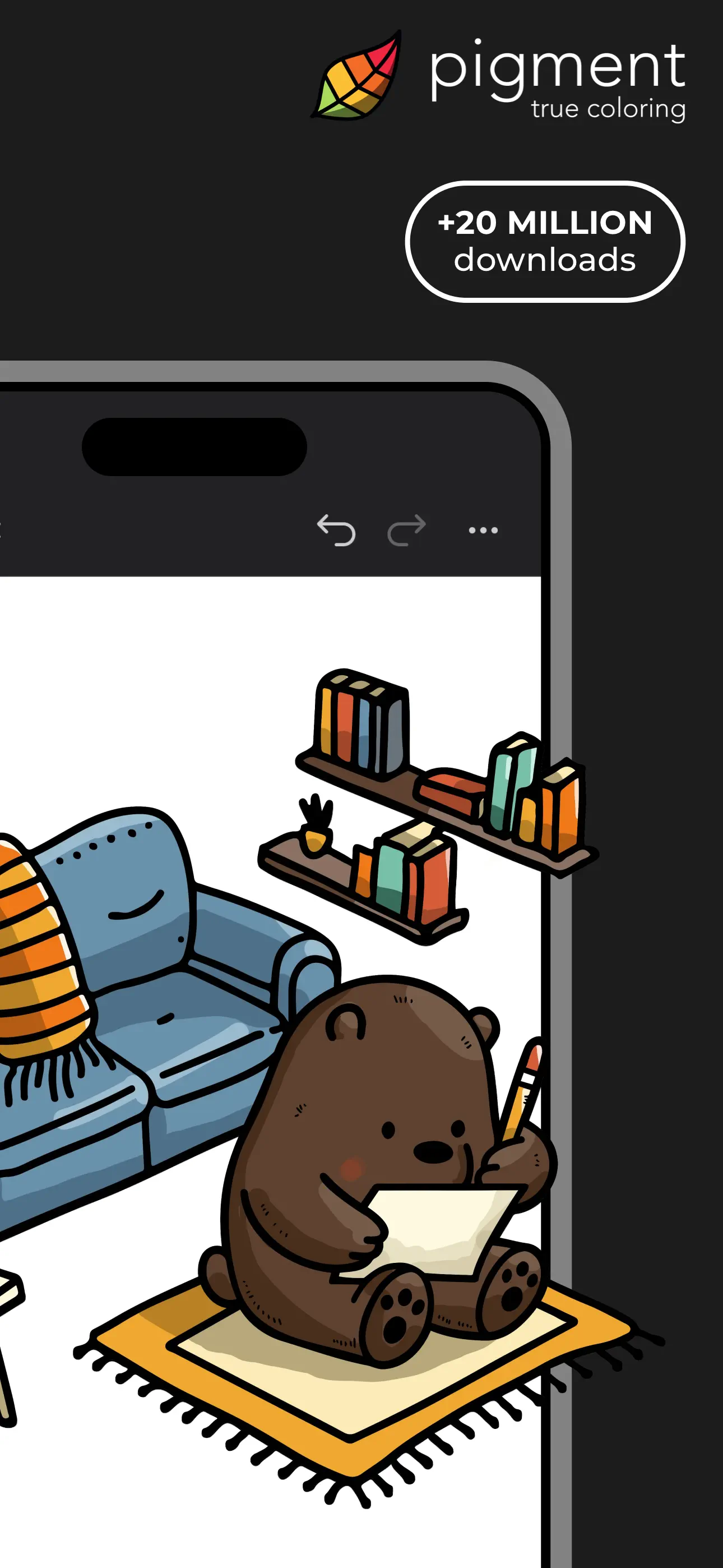 Adult Coloring Book - Pigment App Store screenshot 4