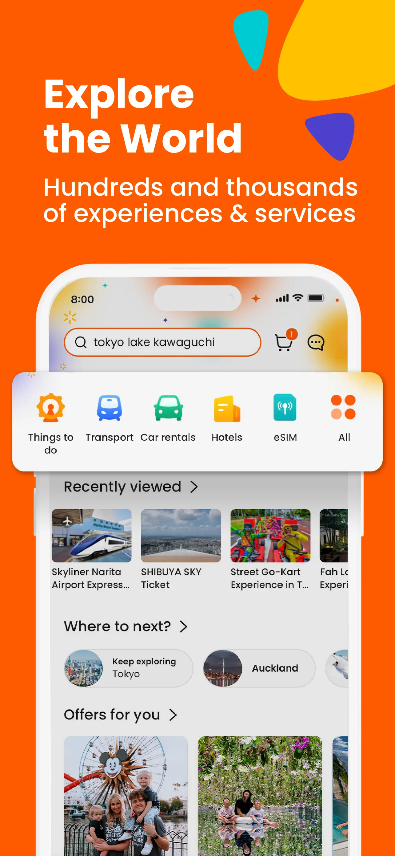 Klook: Travel & Activities App Store screenshot 1