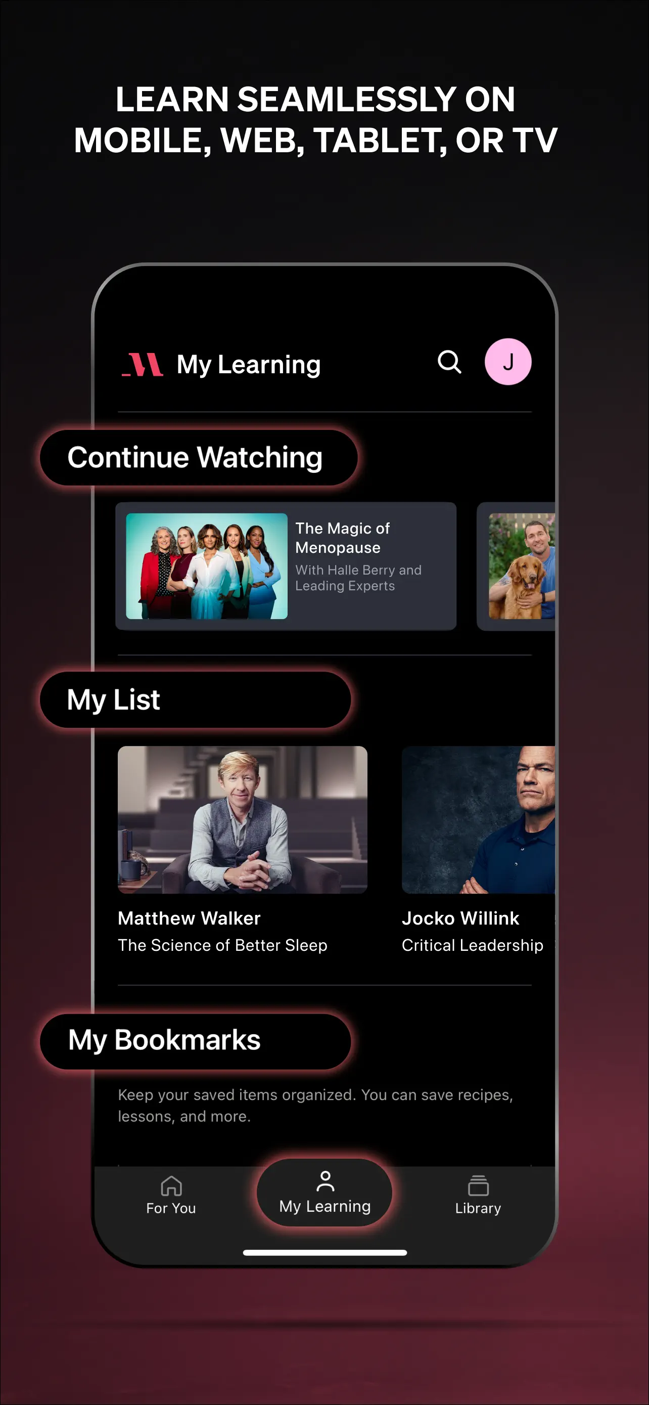 MasterClass: Online Classes App Store screenshot 4