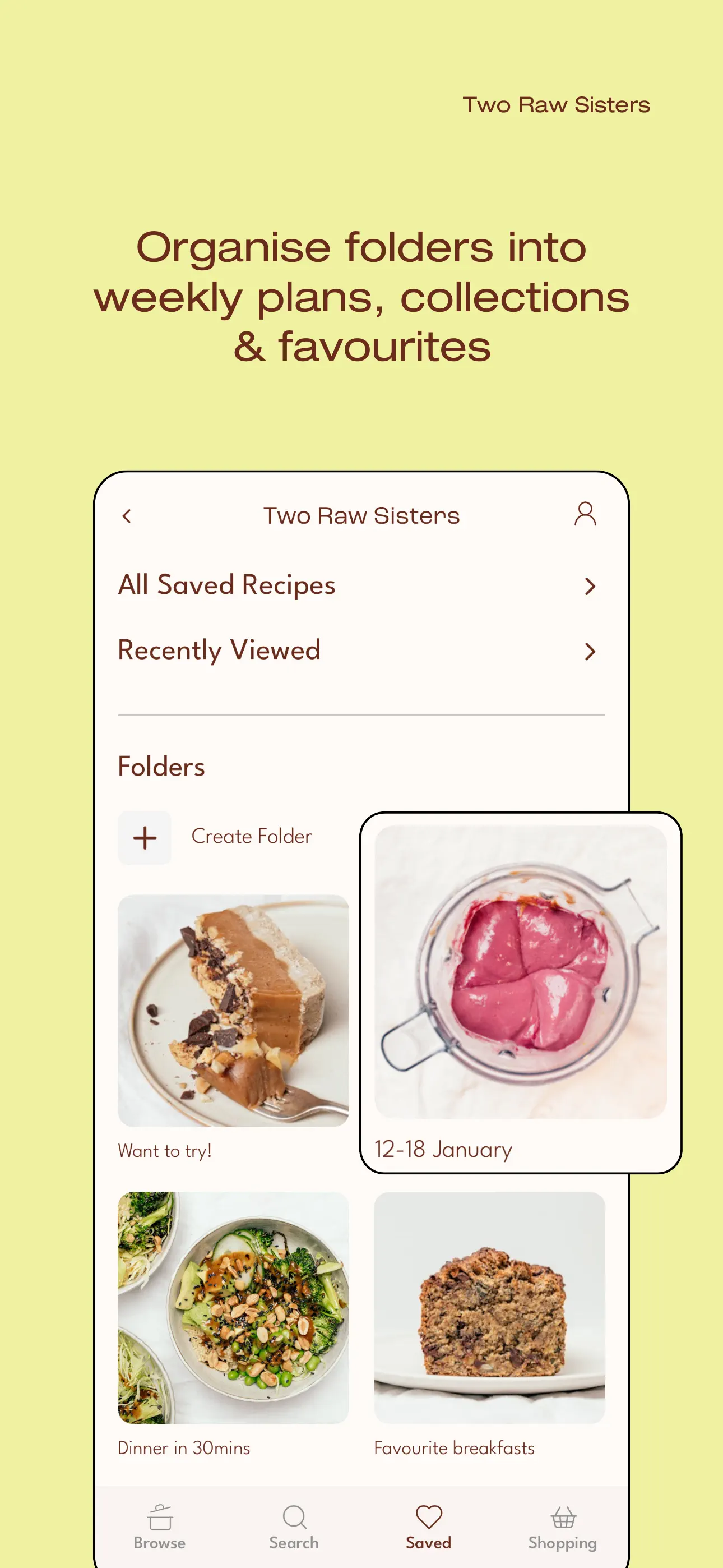 Two Raw Sisters Recipes App Store screenshot 1