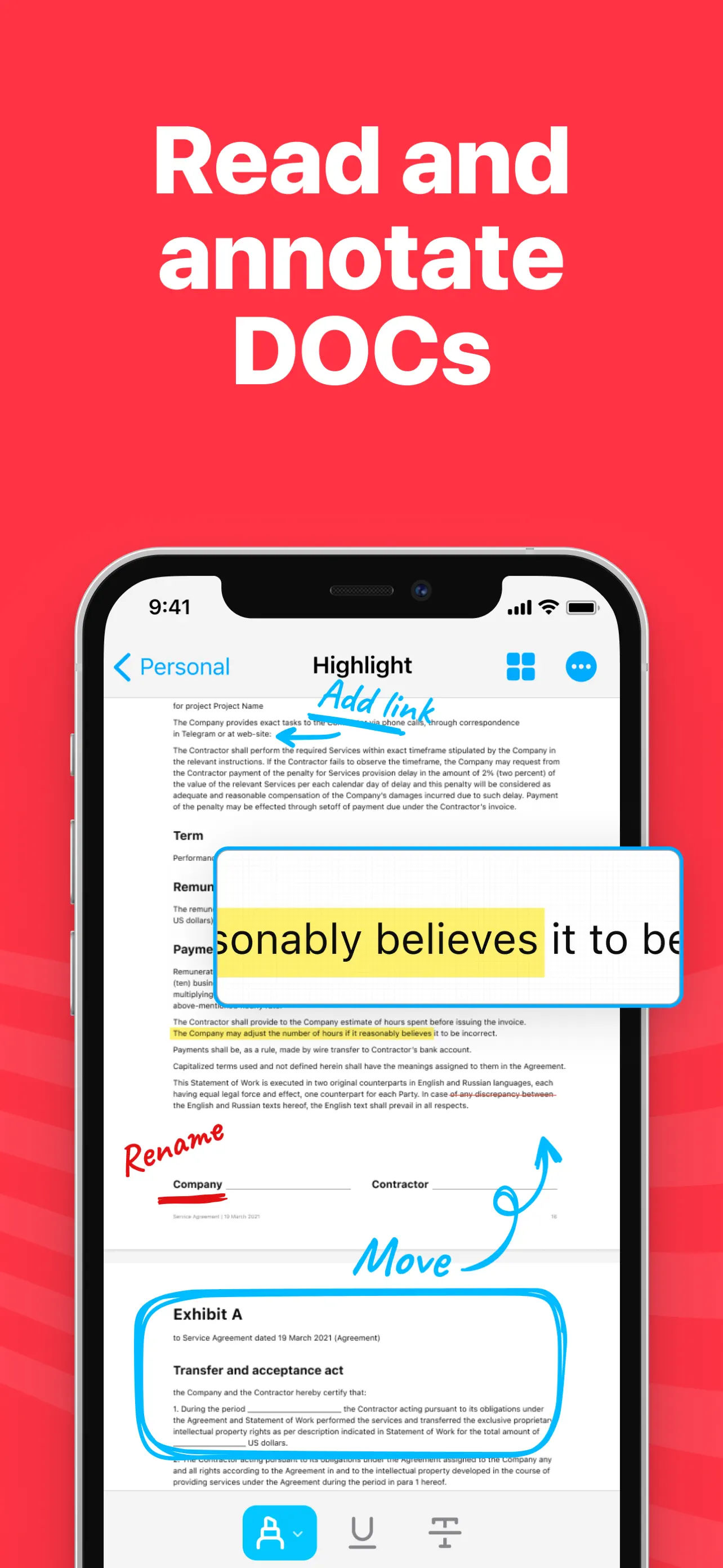 PDF Fill & Sign. Editor Filler App Store screenshot 3