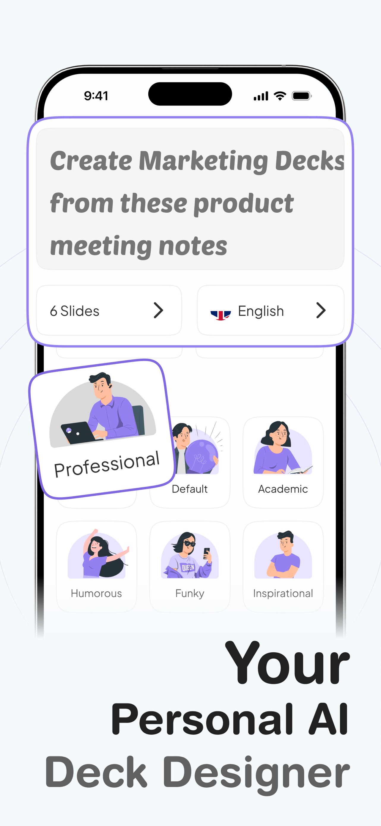 PPT AI: Presentation Maker App App Store screenshot 2