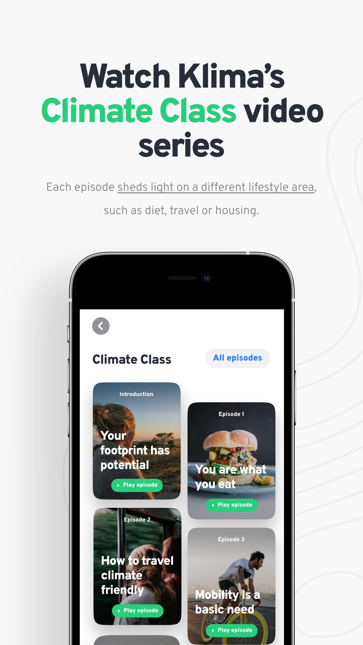 Klima - Fight climate change App Store screenshot 3