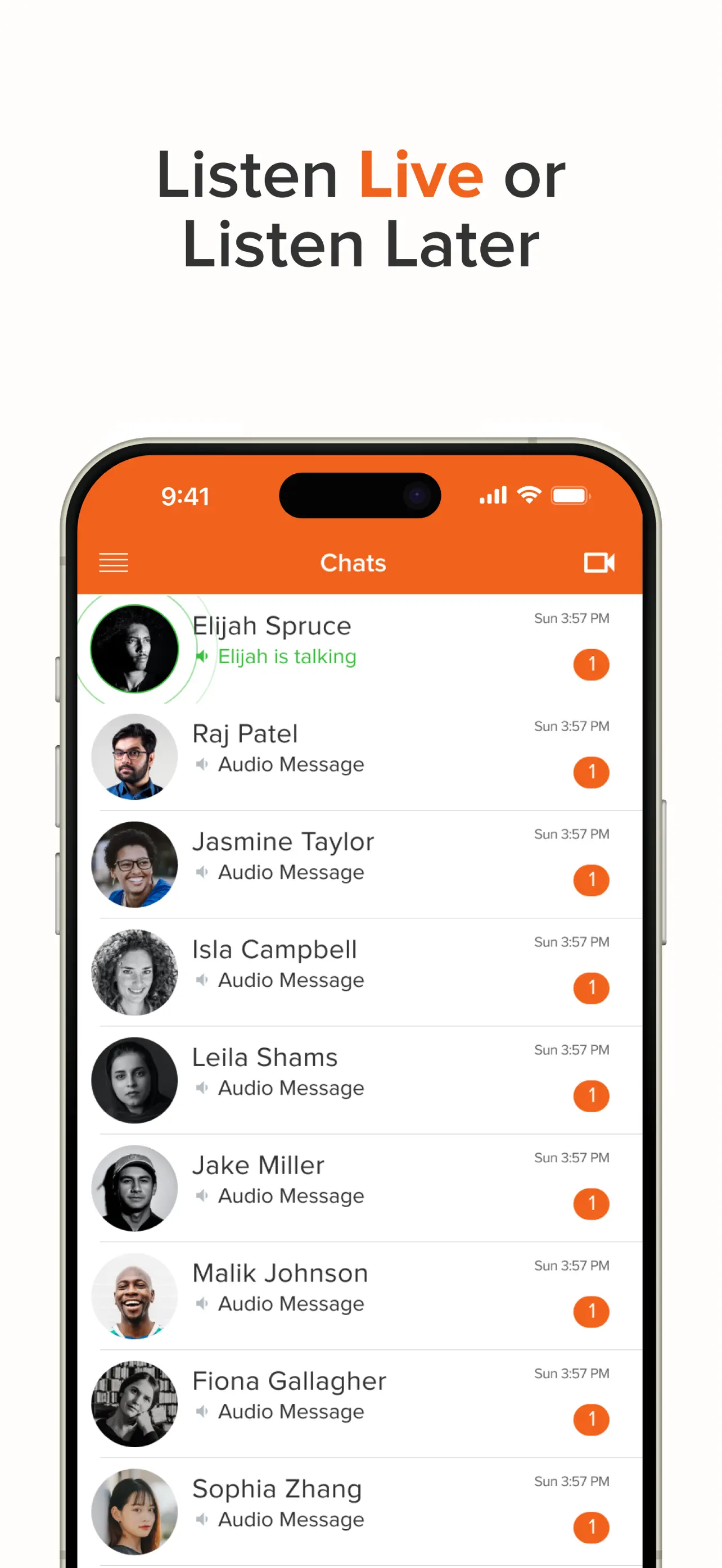 Voxer Walkie Talkie Messenger App Store screenshot 2
