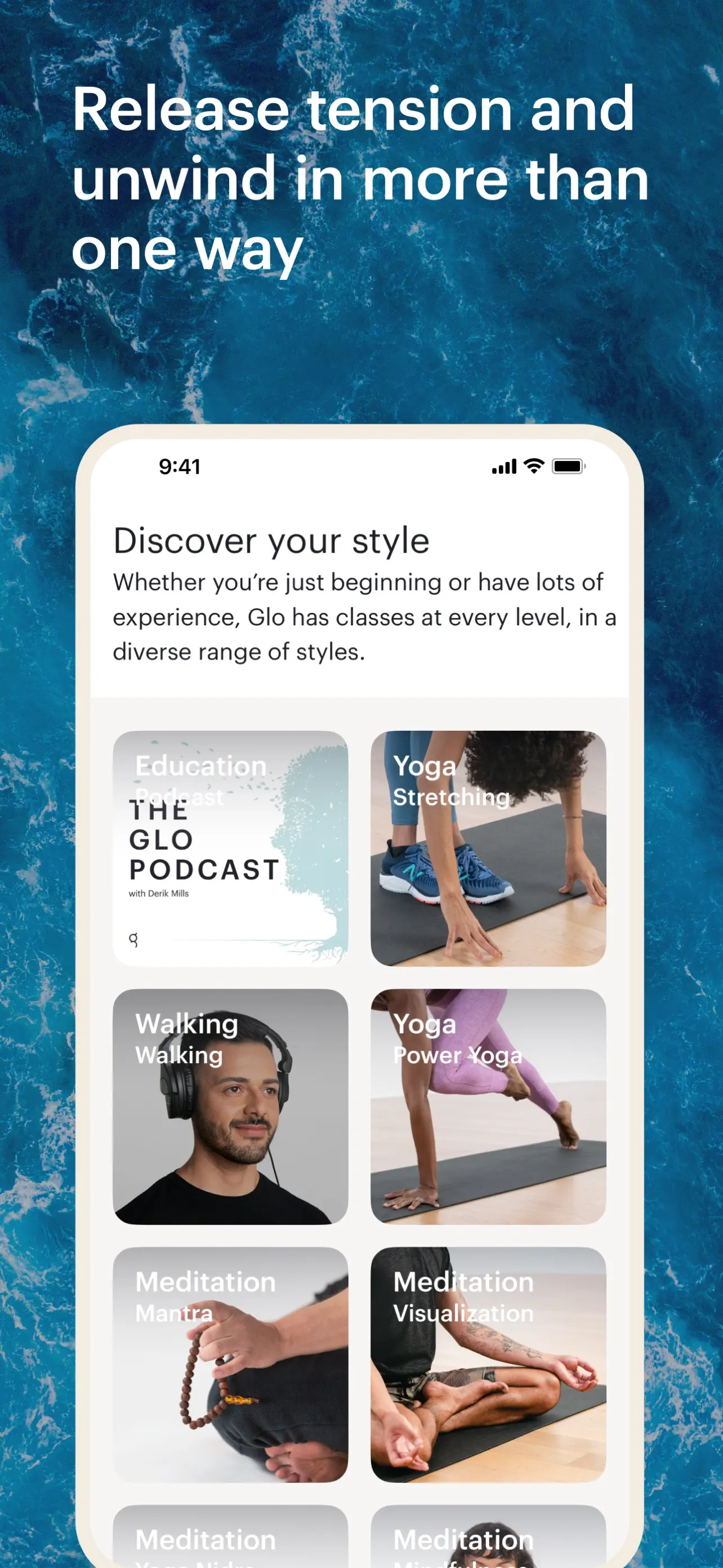Glo | Yoga and Meditation App App Store screenshot 3