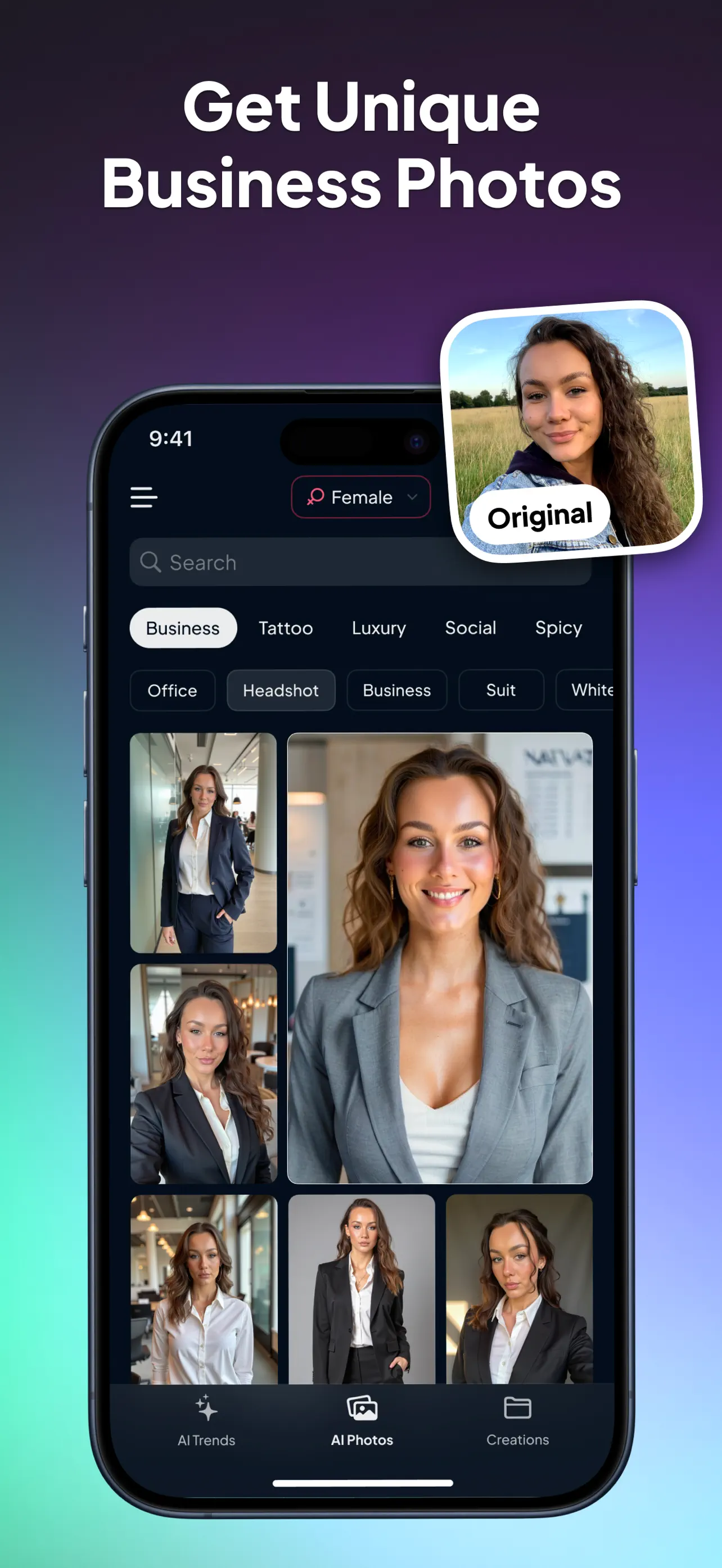 AI Photo Generator: FaceOff App Store screenshot 4