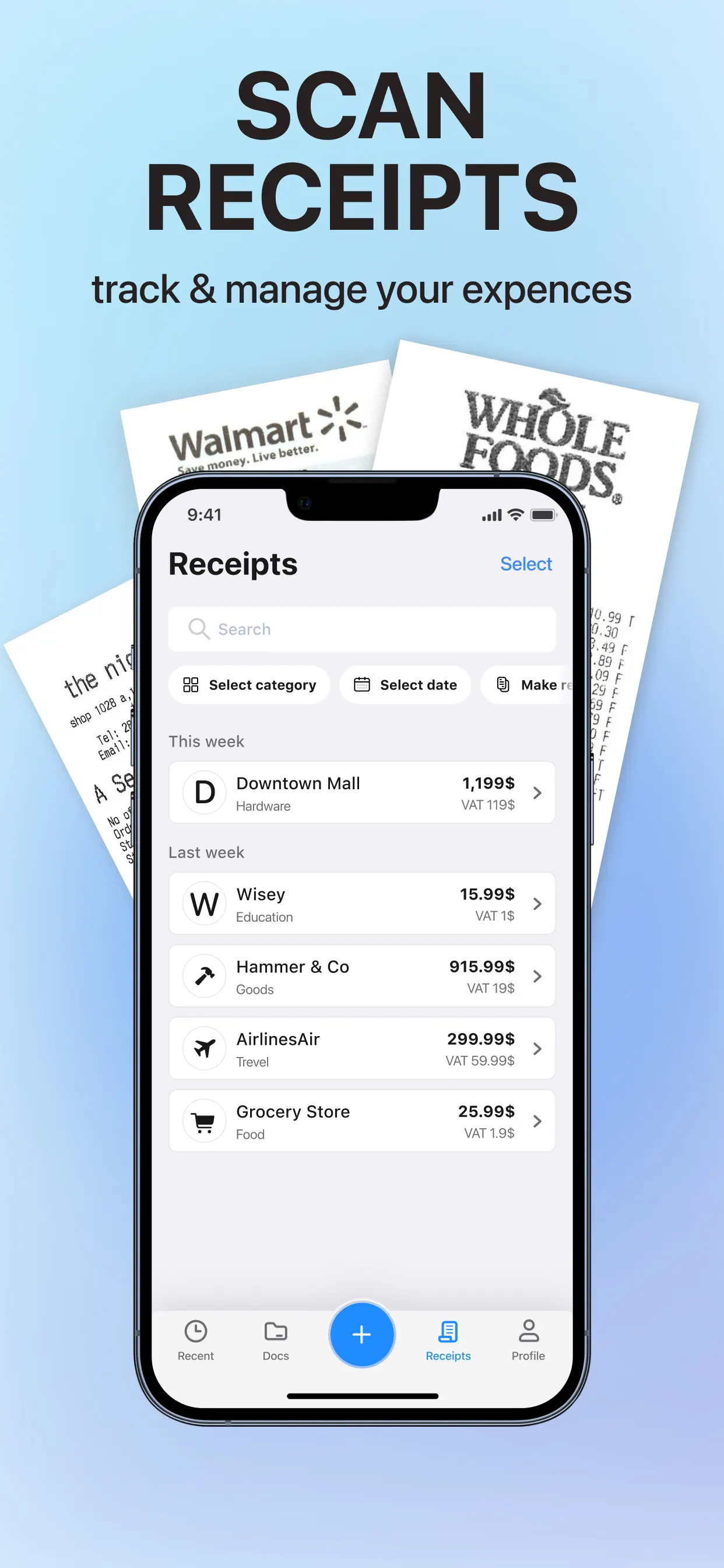Scanner Doc: Scan PDF Document App Store screenshot 1