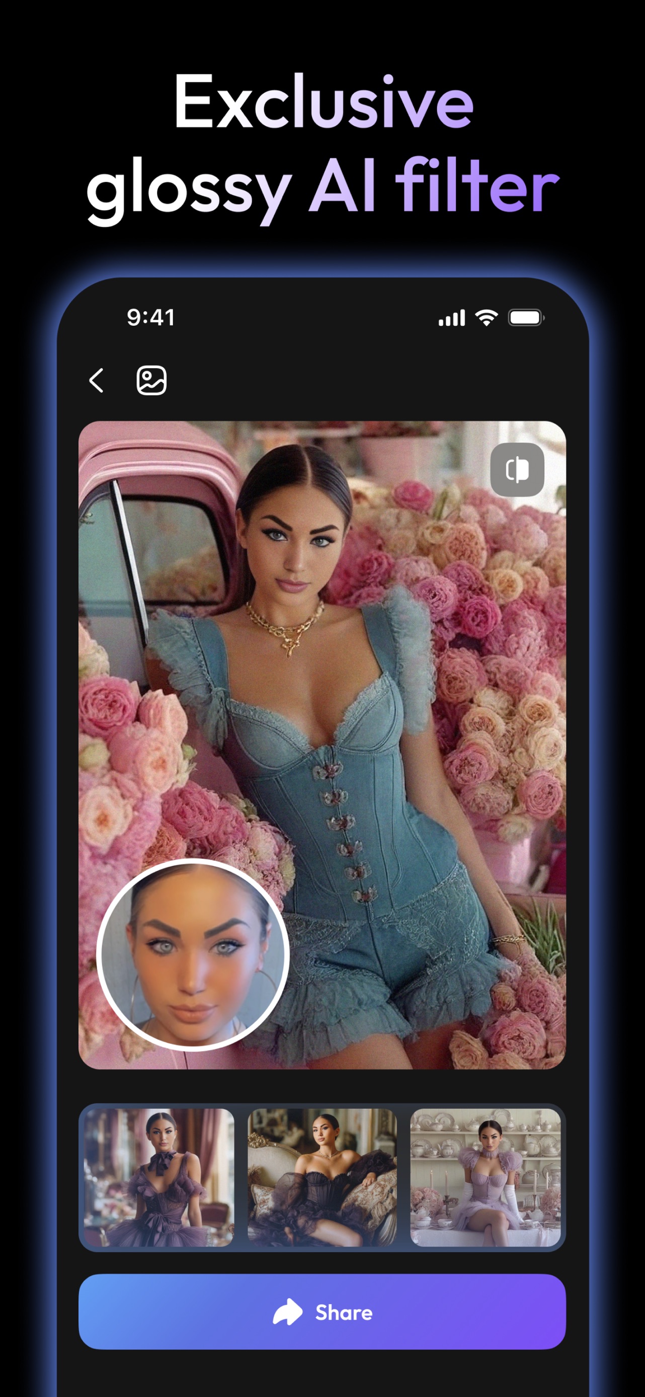 Nufa: AI Photoshoot Generator App Store screenshot 3