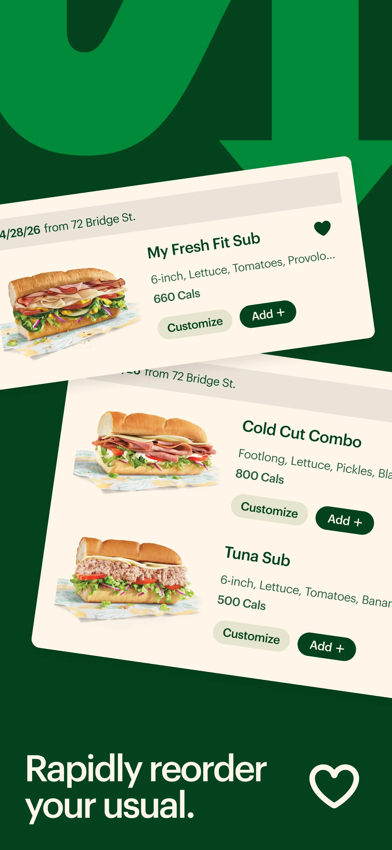 Subway® App Store screenshot 4