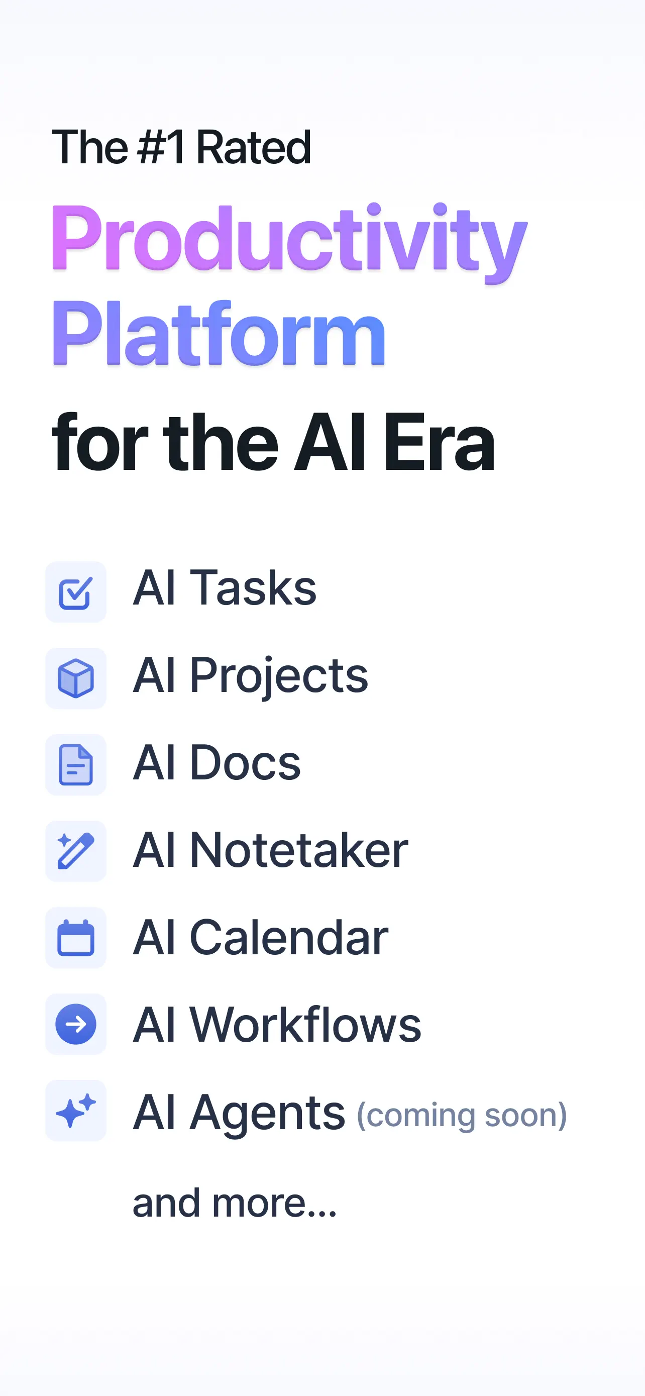 Motion: Tasks & AI Scheduling App Store screenshot 1