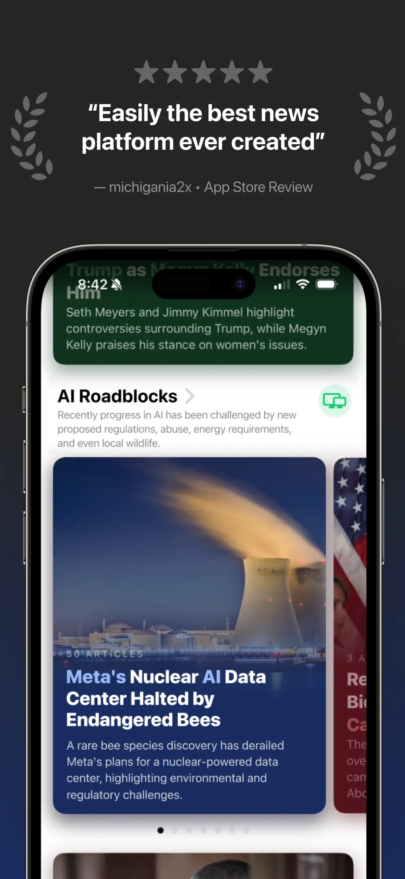 Particle: Personalized News App Store screenshot 1