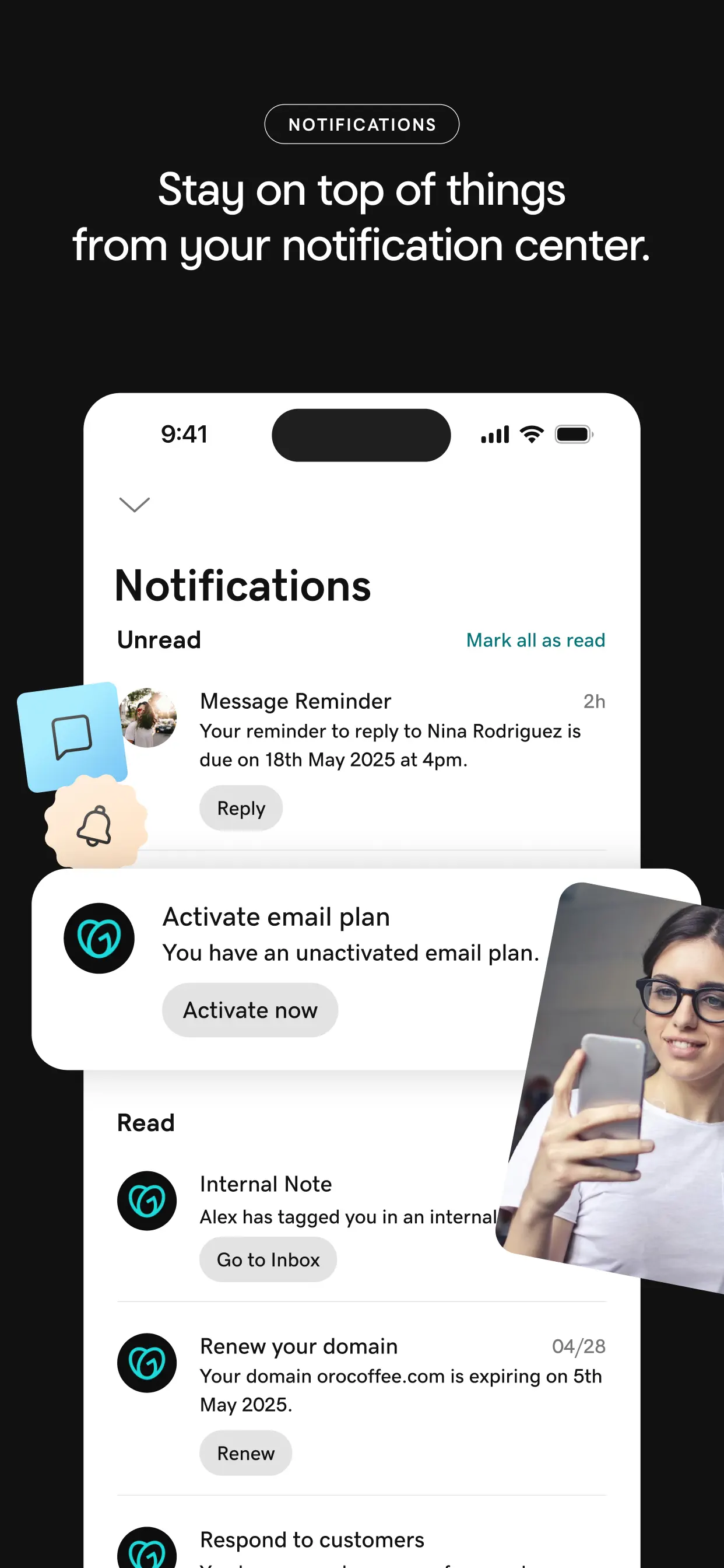 GoDaddy: Websites & Marketing App Store screenshot 3