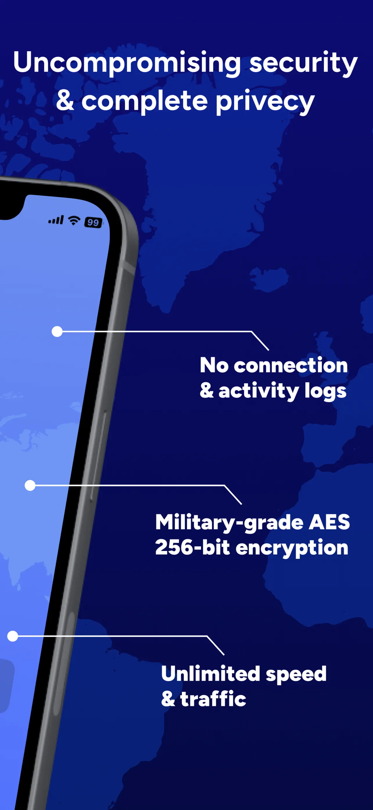 VPN Proxy Master - VeePN App Store screenshot 2