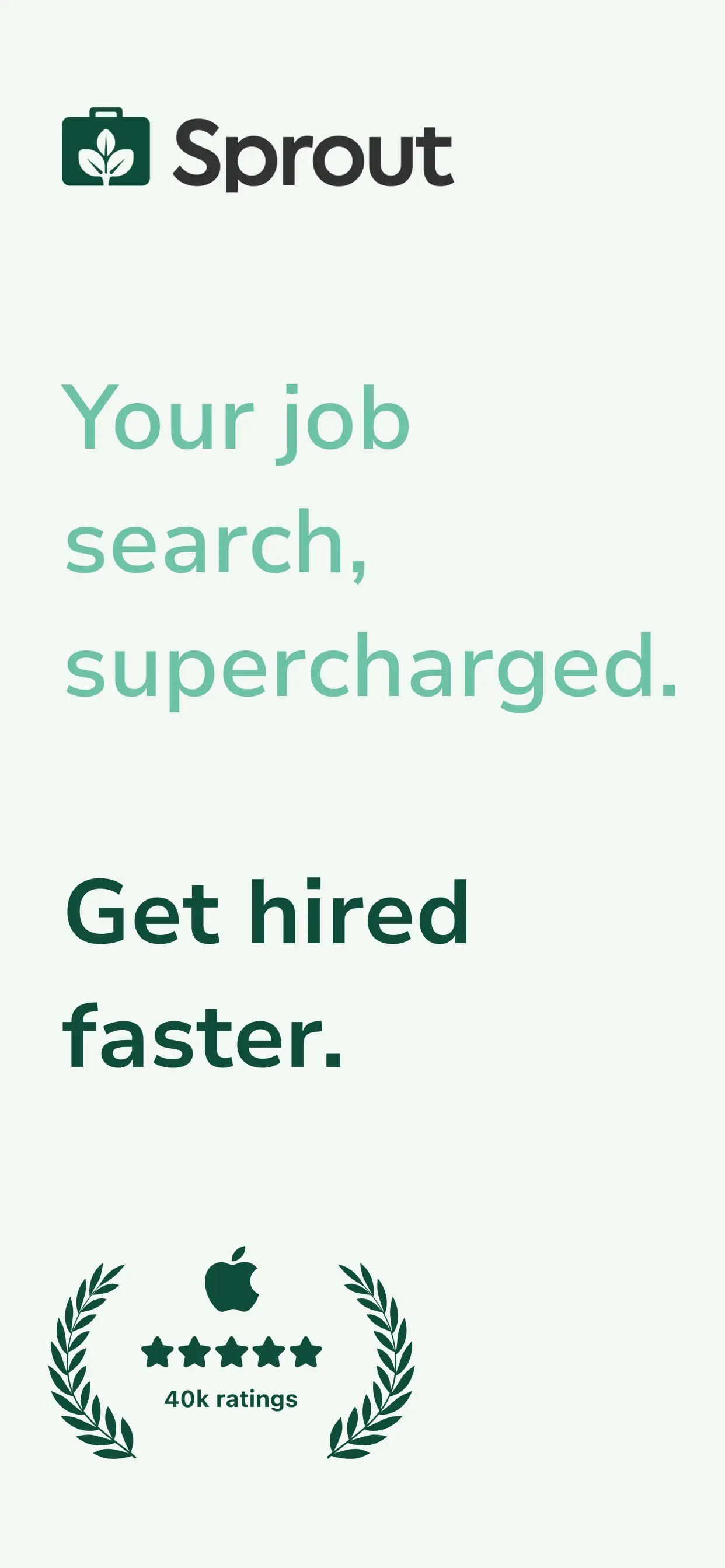 Sprout - AI Job Search App Store screenshot 1