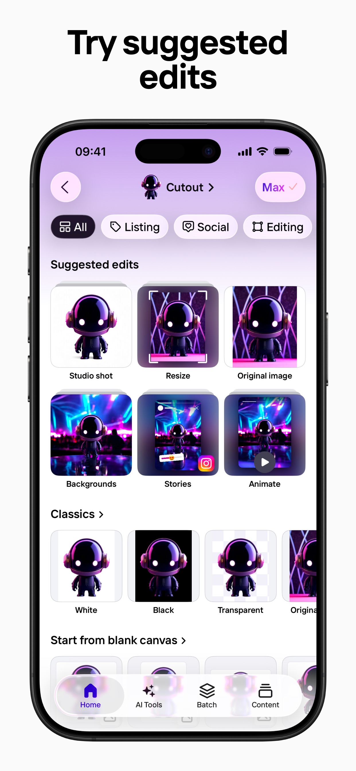 Photoroom: AI Photo Editor App Store screenshot 2