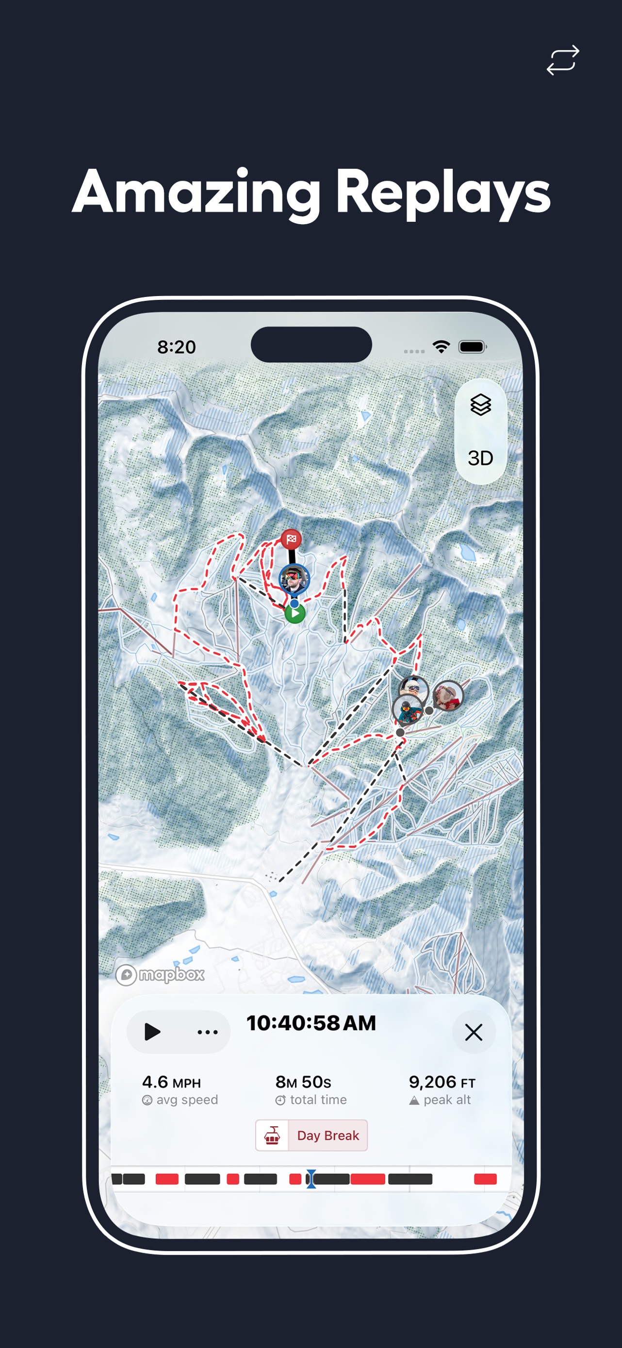 Slopes: Ski & Snowboard App Store screenshot 3