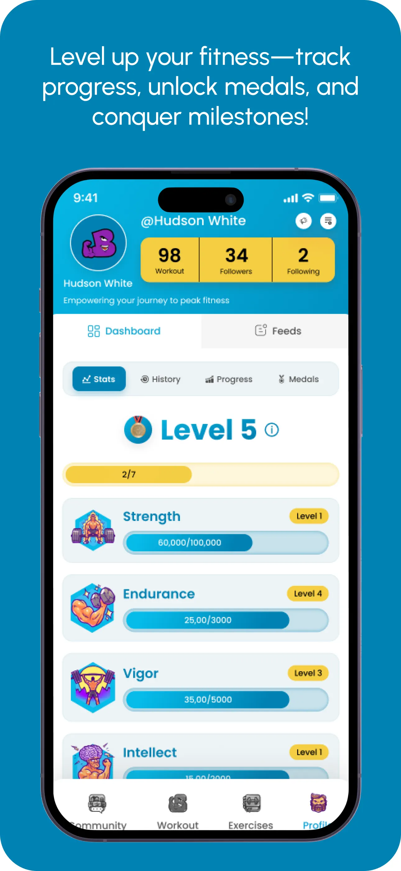 BUFF | Gym Workout Tracker App Store screenshot 1