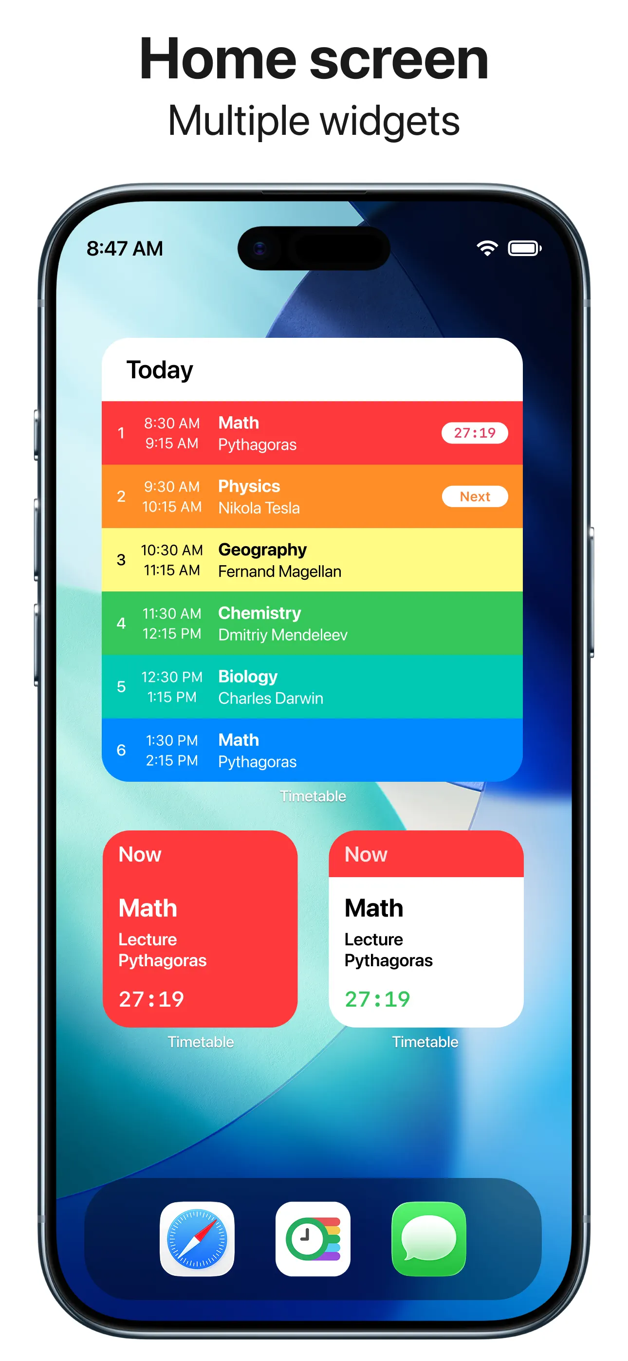 Smart Timetable: Study Planner App Store screenshot 1