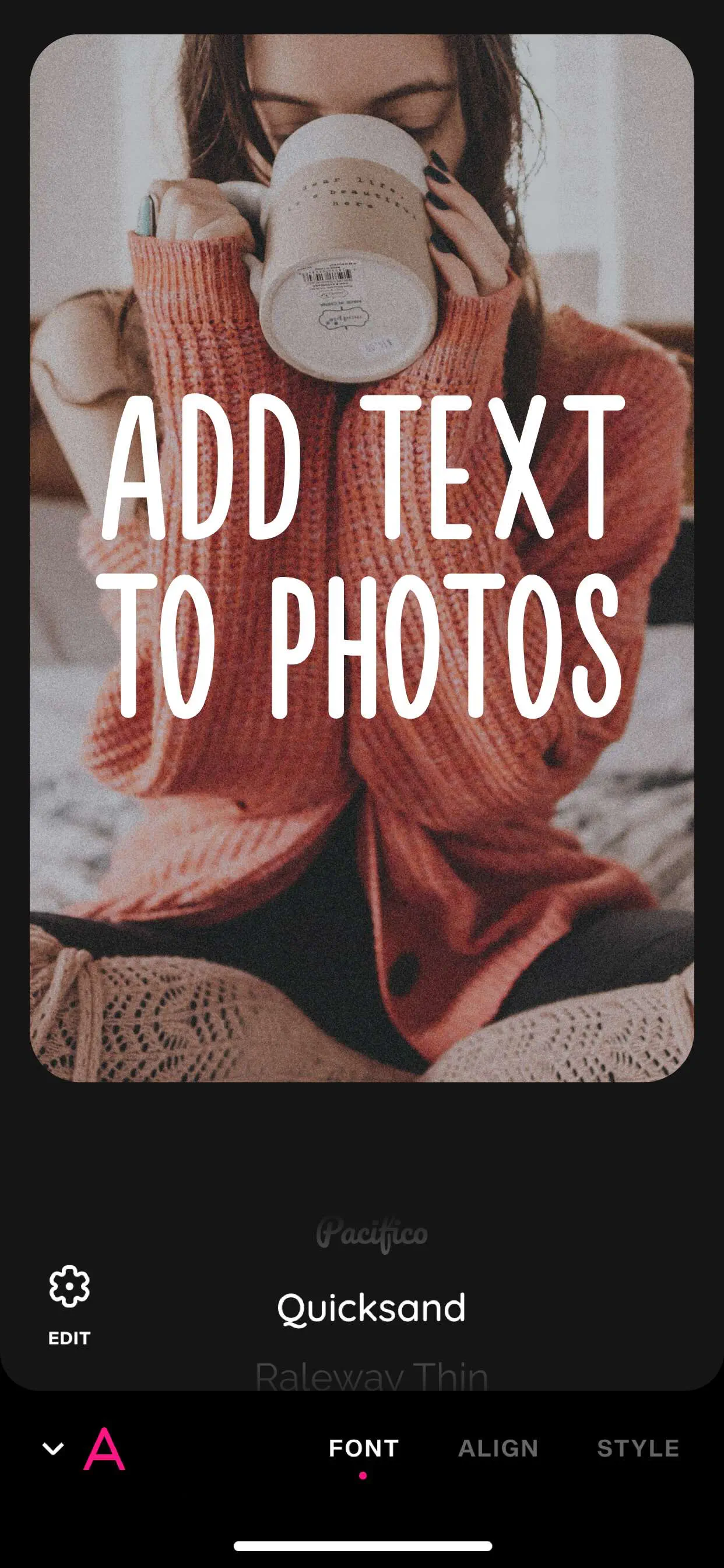 Font Candy Photo & Text Editor App Store screenshot 4