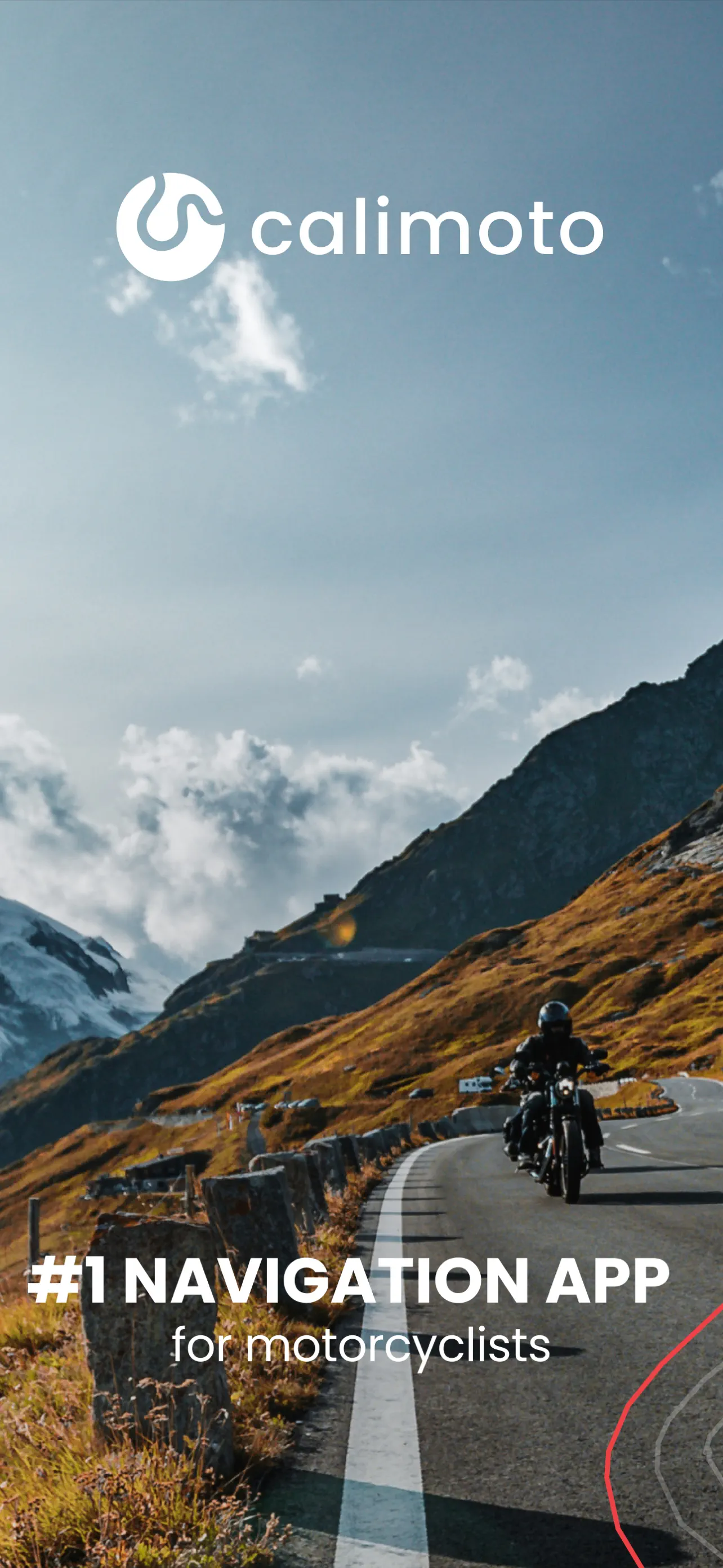calimoto Motorcycle Navigation App Store screenshot 1