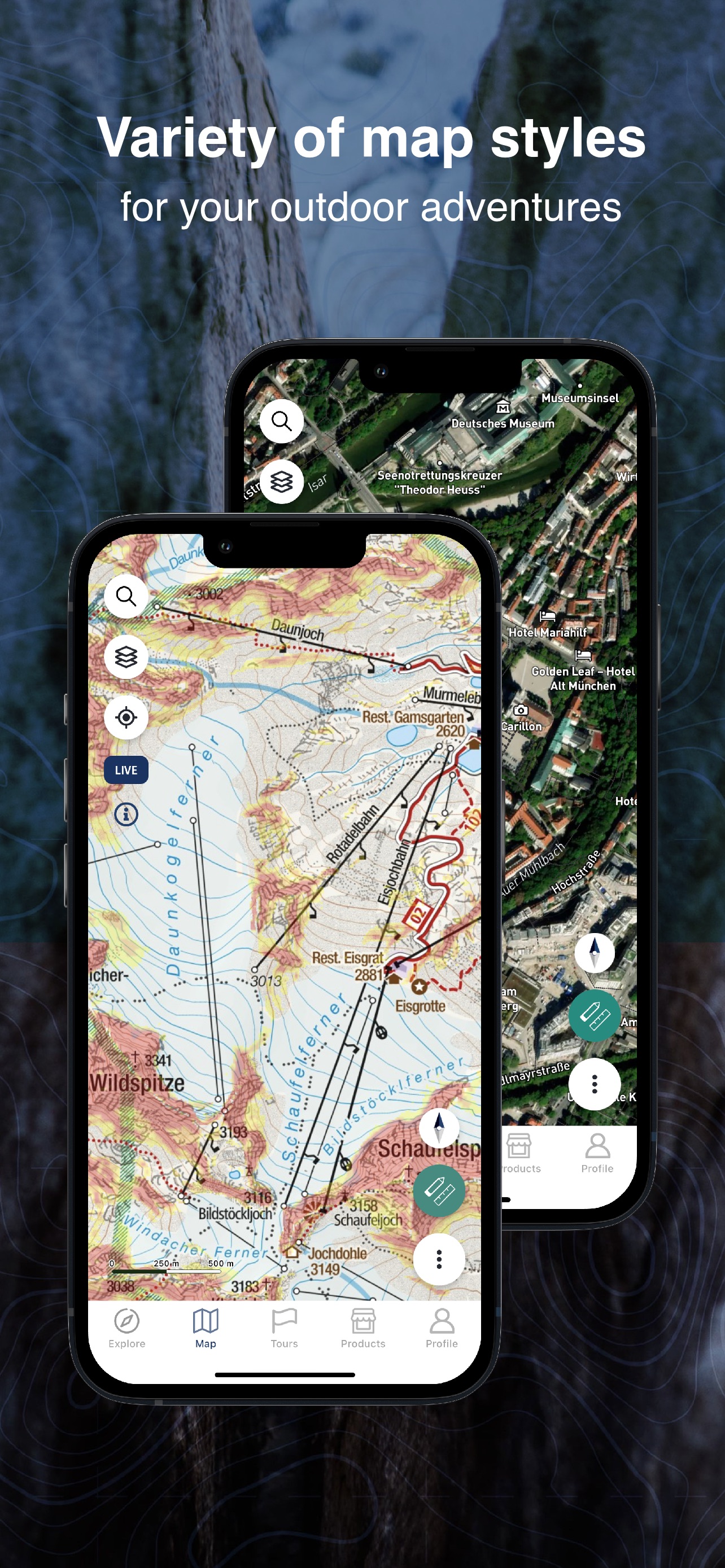 KOMPASS Outdoor & Hiking Maps App Store screenshot 1