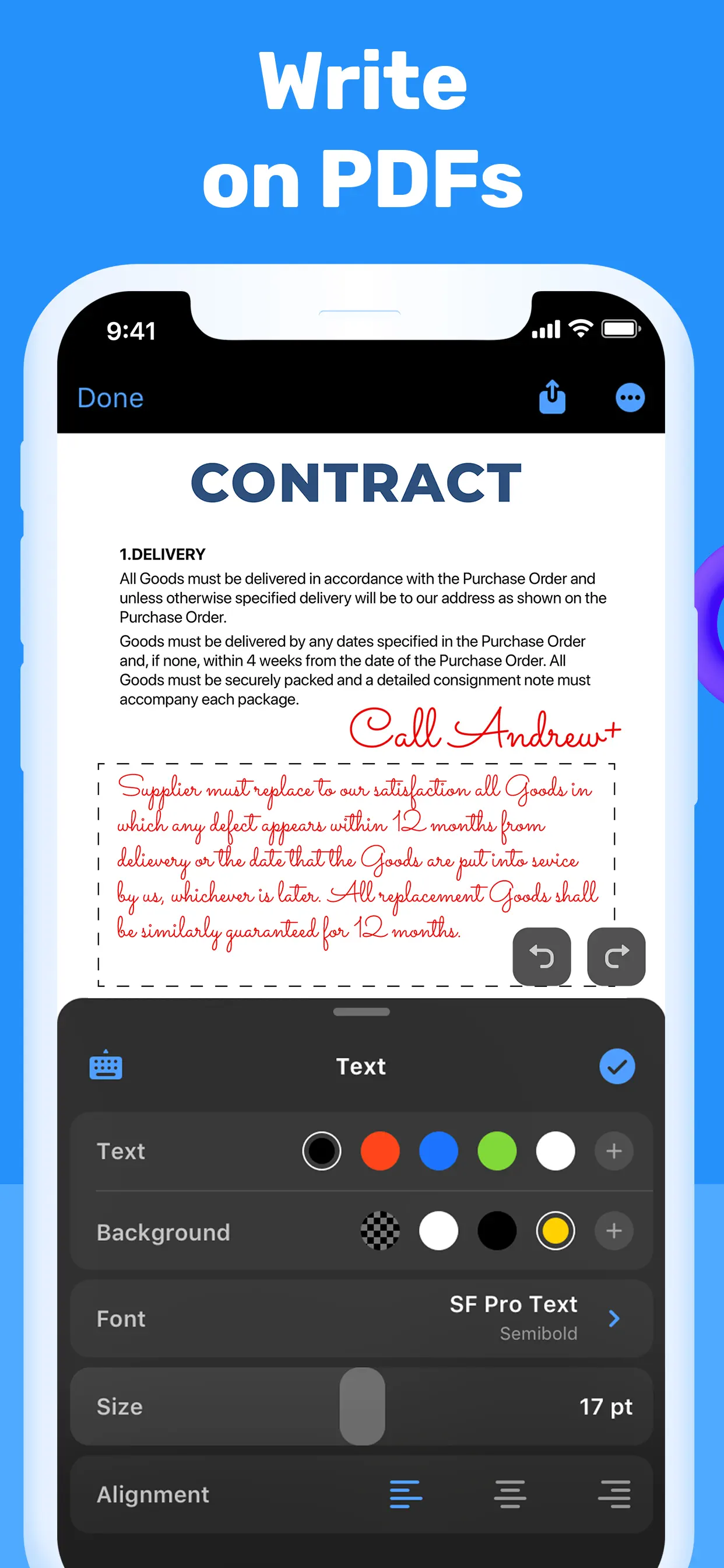PDF Hero - PDF Editor & Reader App Store screenshot 2