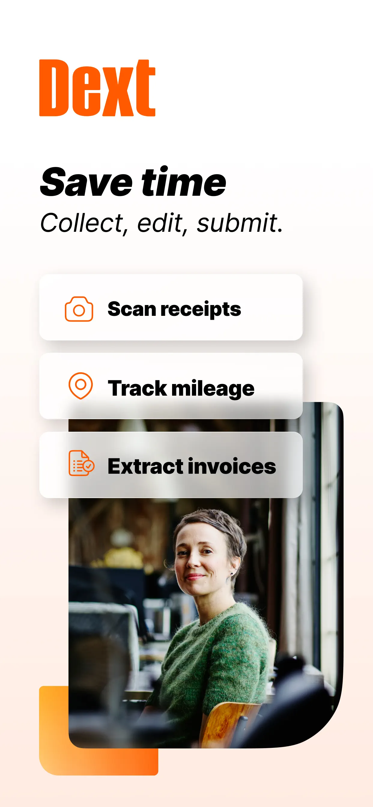Dext: Expense Tracker App Store screenshot 1
