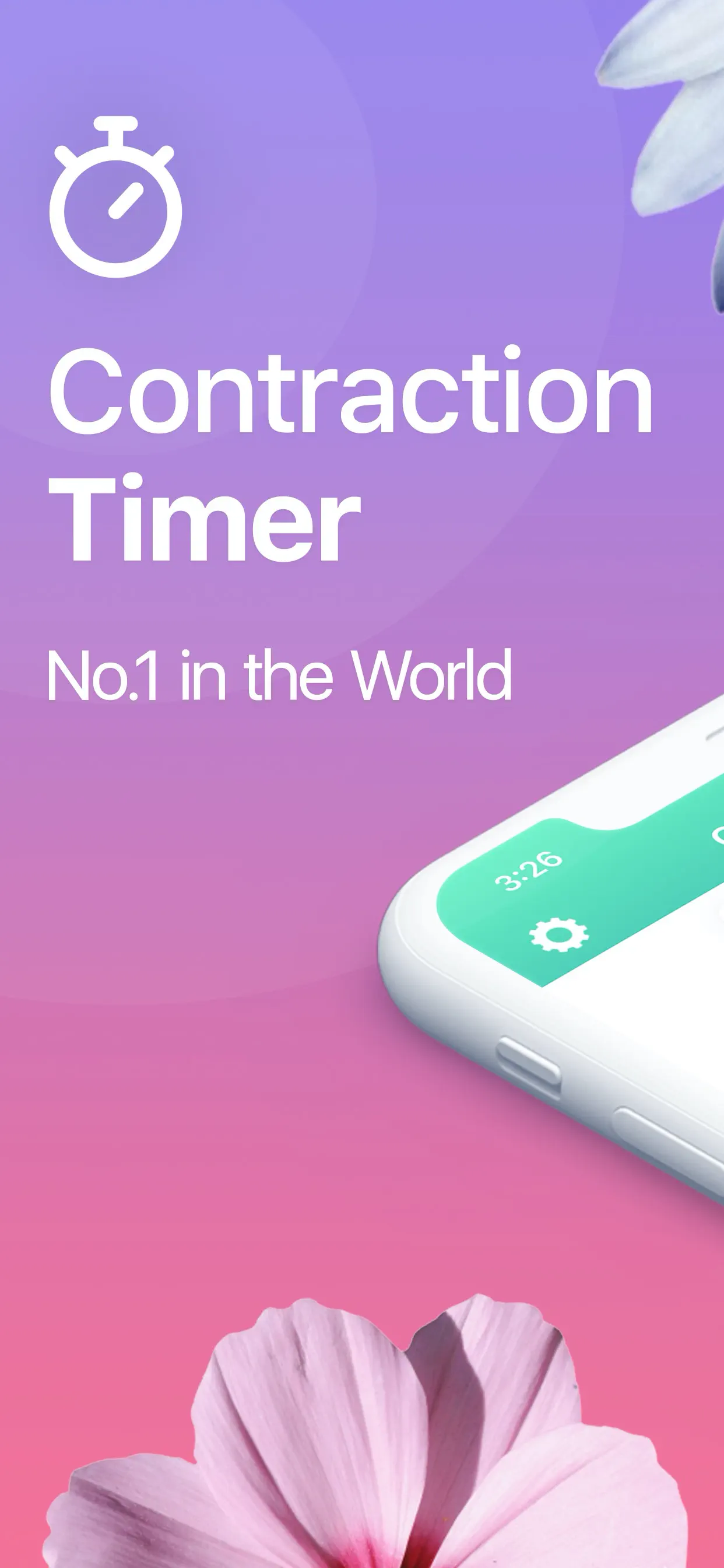 Contraction Timer & Counter 9m App Store screenshot 4