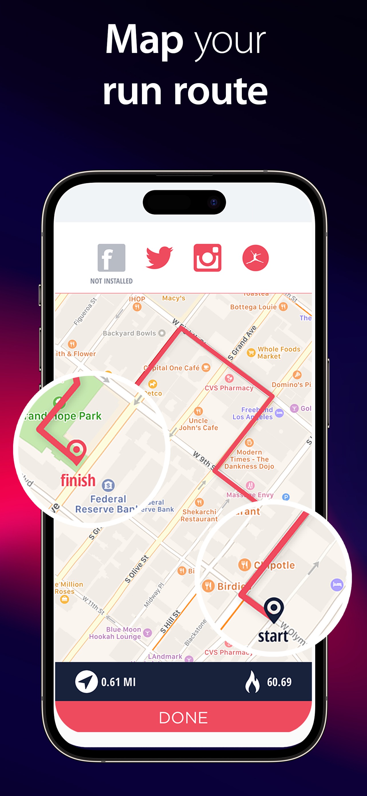 C25K® 5K Running Coach & Map App Store screenshot 1