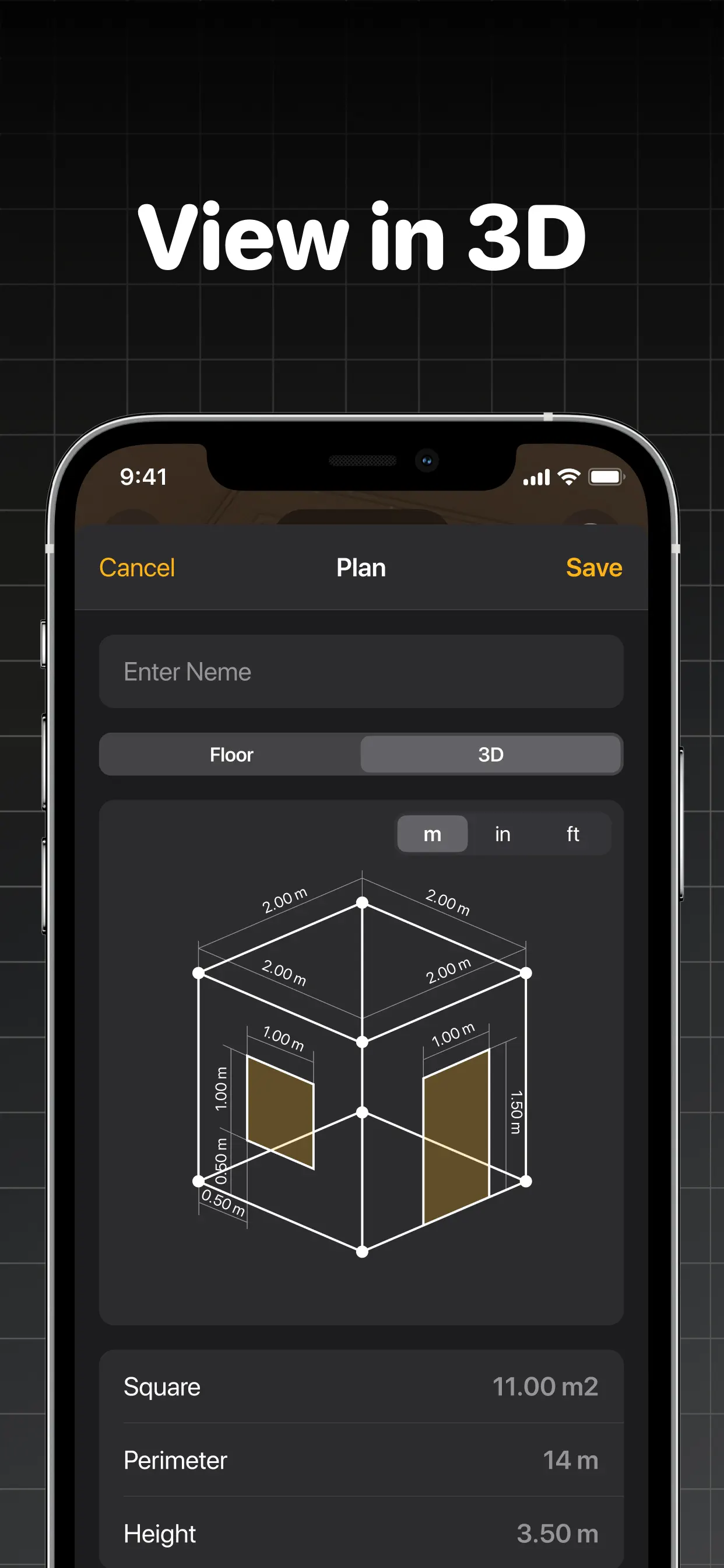 The Tape Measure & 3D Scanner App Store screenshot 4