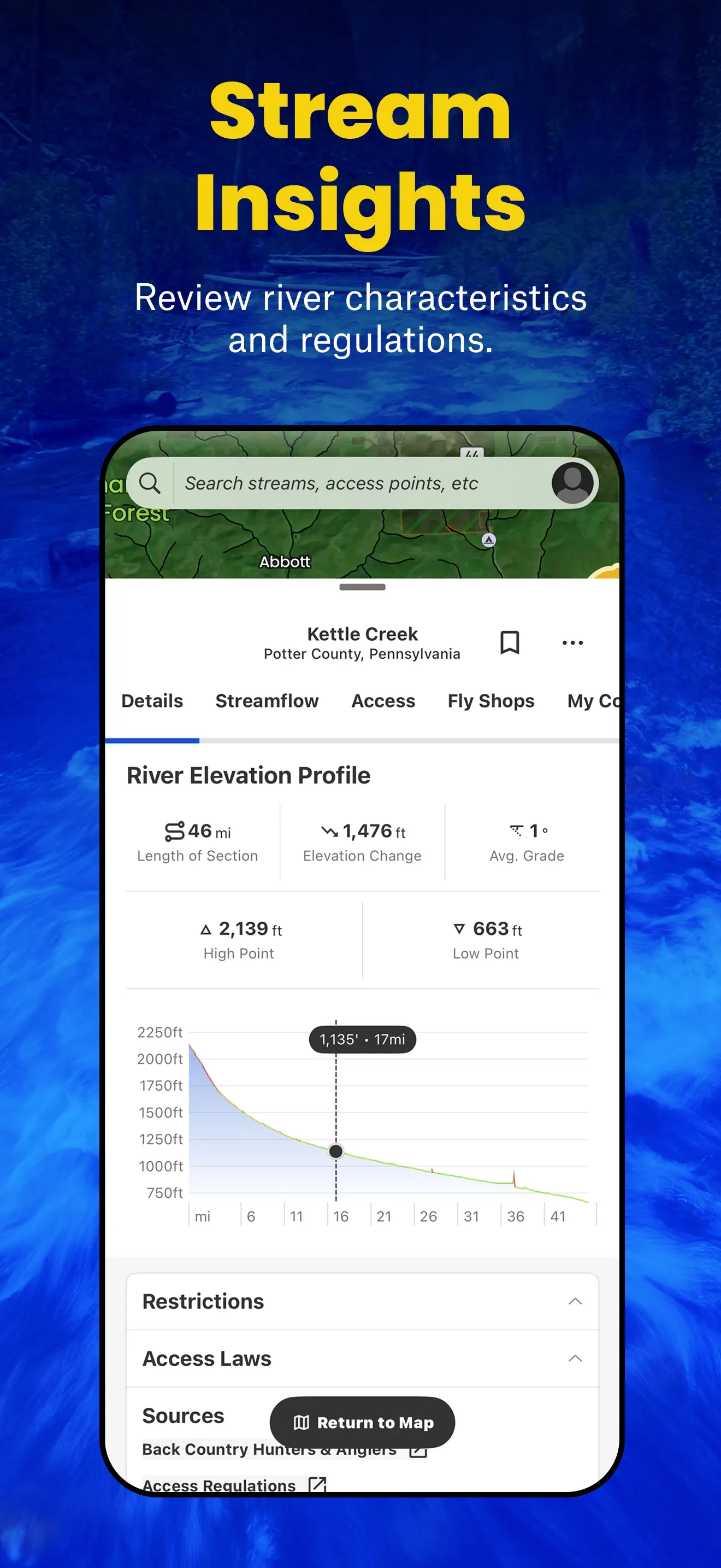 TroutRoutes: Fly Fishing App App Store screenshot 3