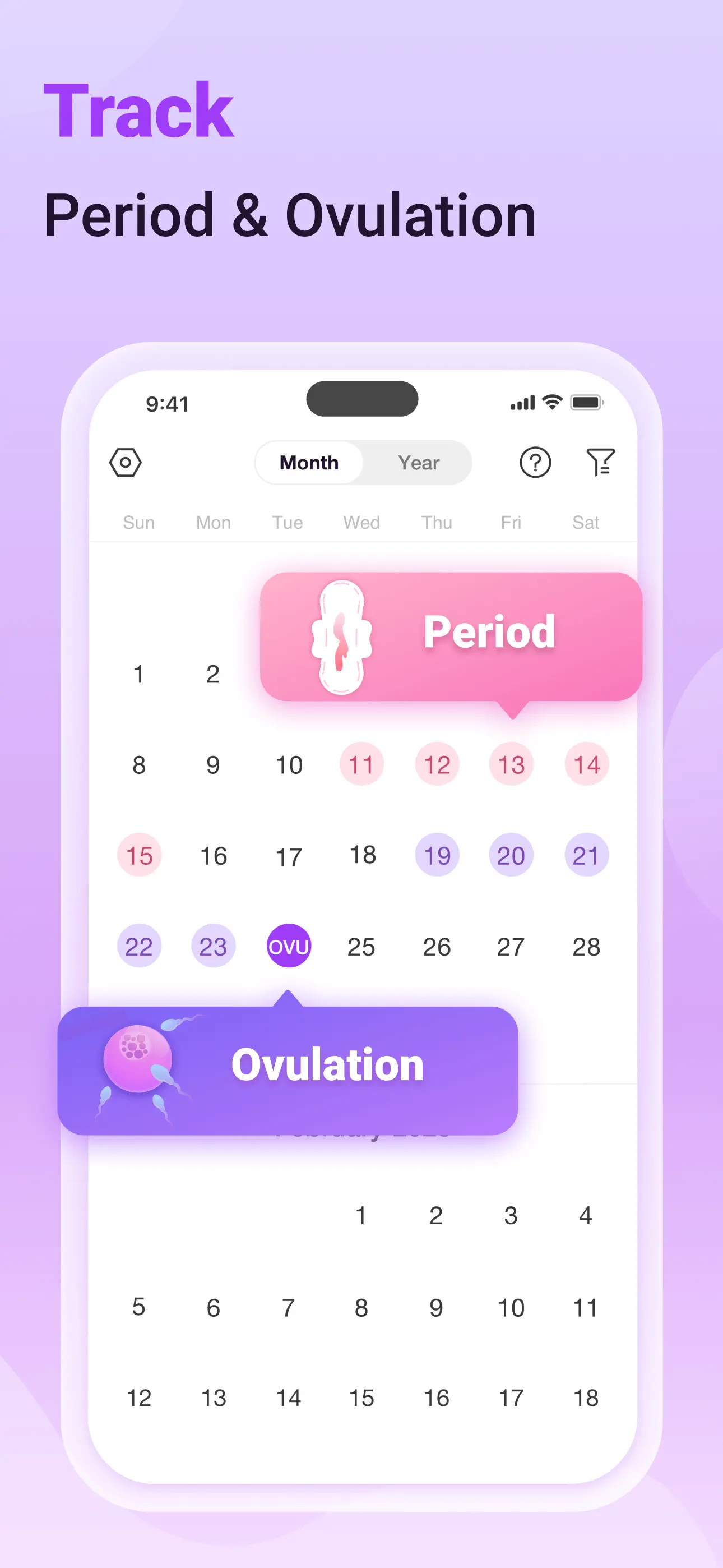 Premom-Ovulation Tracker, PCOS App Store screenshot 4