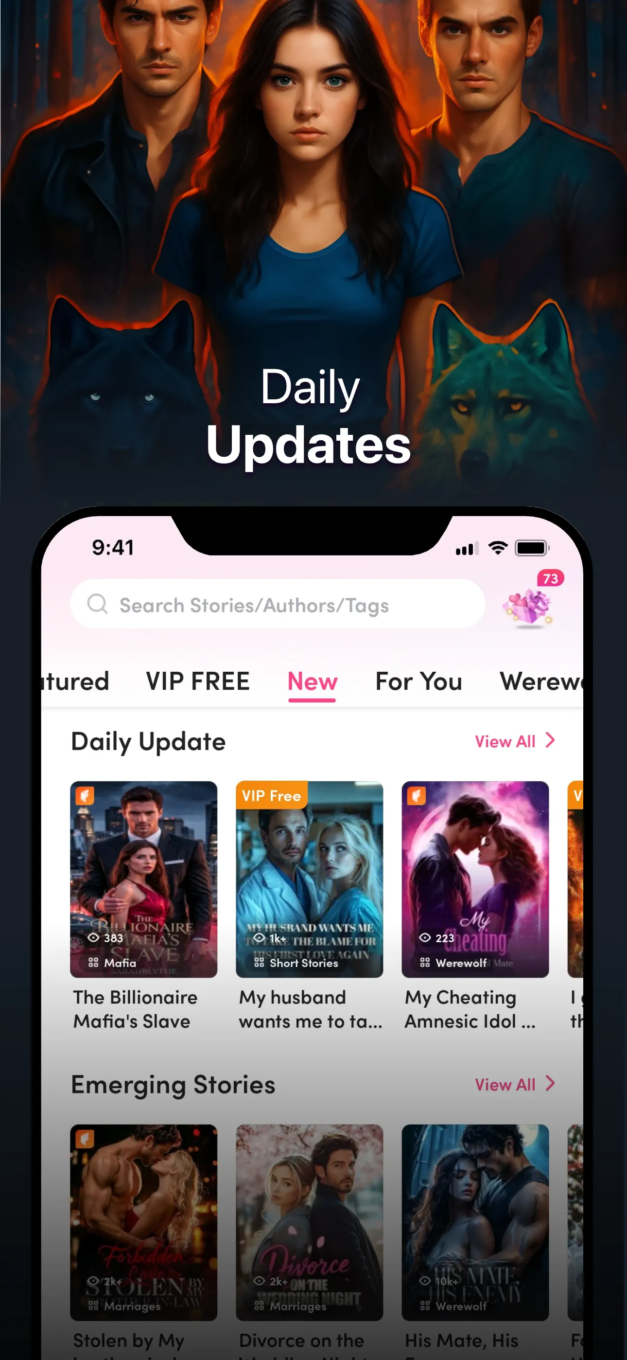 My Fiction: Stories & Novels App Store screenshot 4