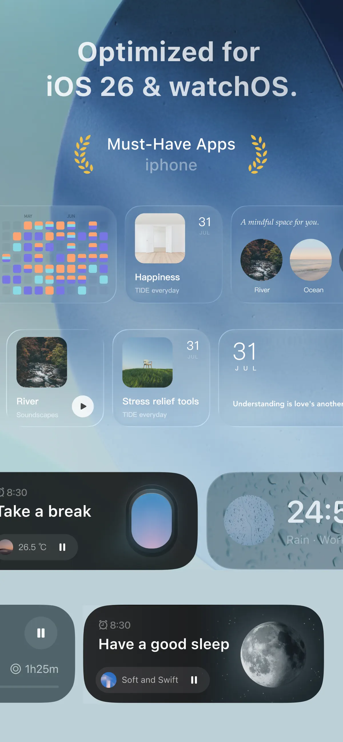 TIDE: Sleep, Focus, Meditation App Store screenshot 1