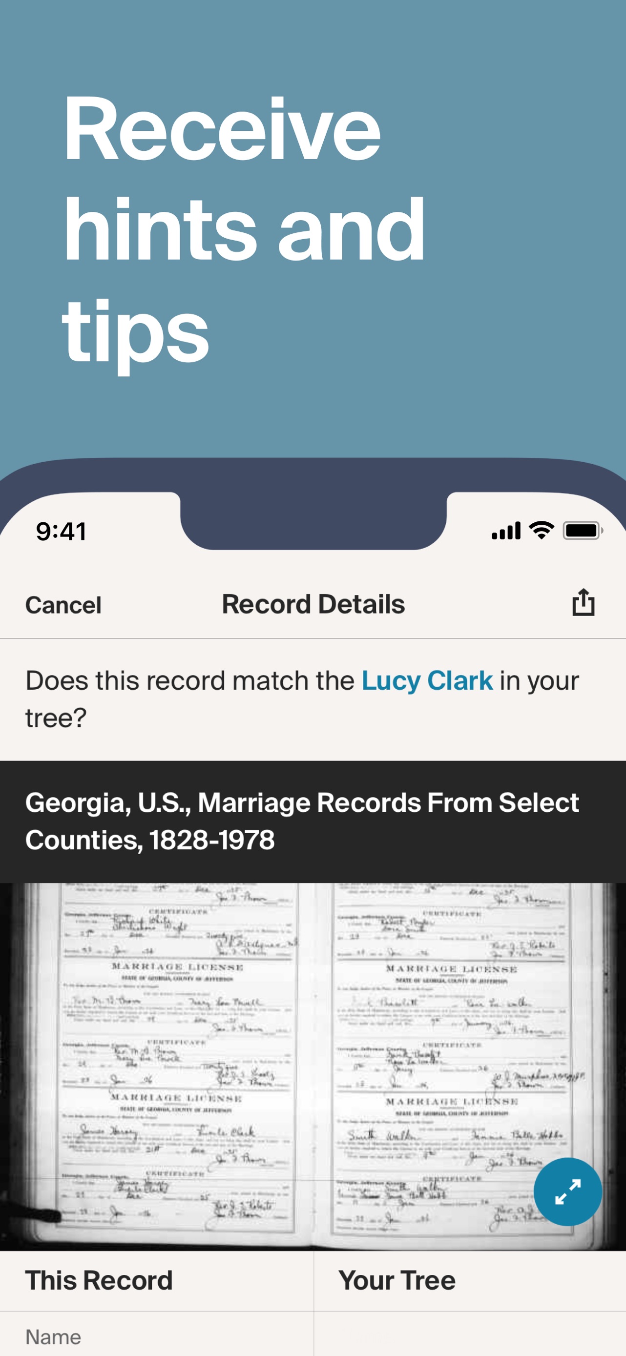 Ancestry: Family History & DNA App Store screenshot 1