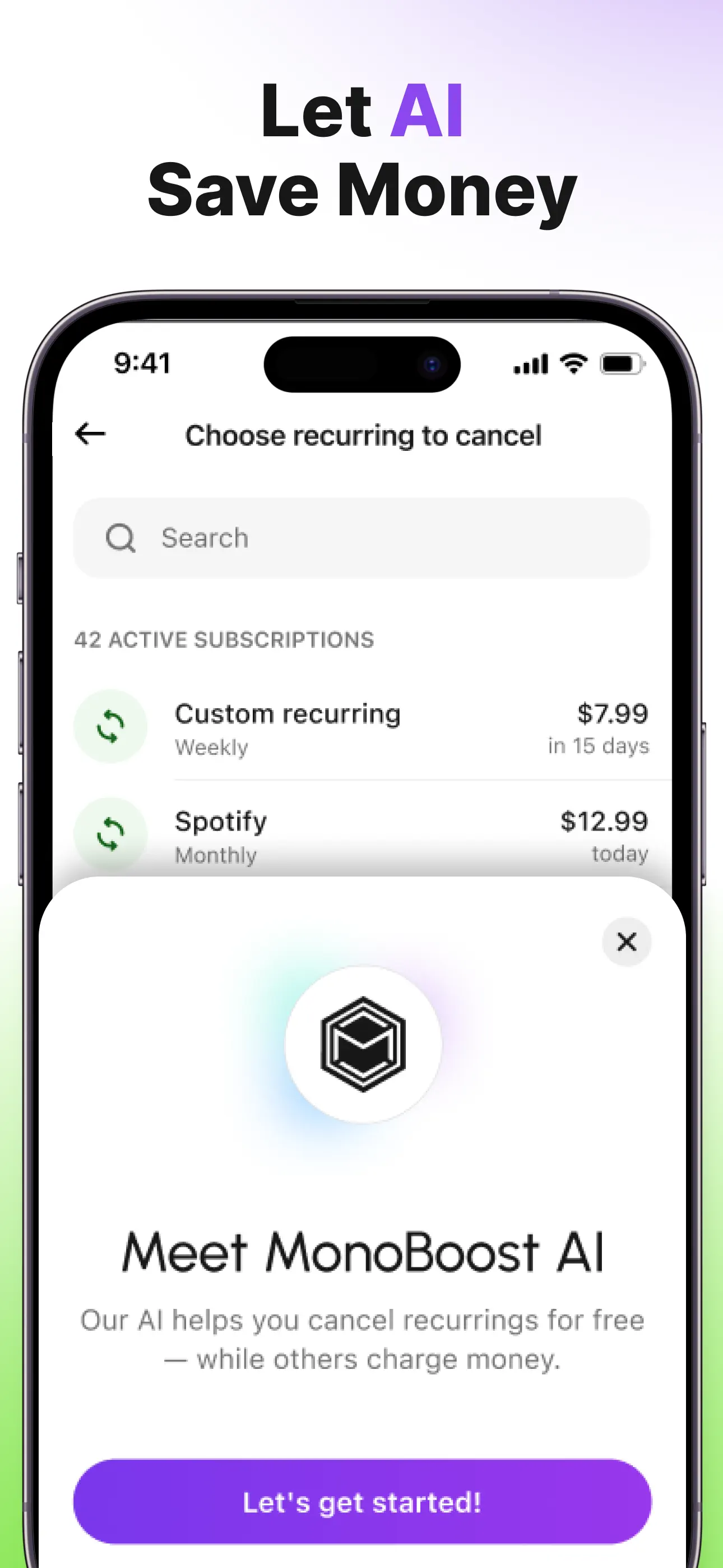 MonoBoost Cancel Subscriptions App Store screenshot 4