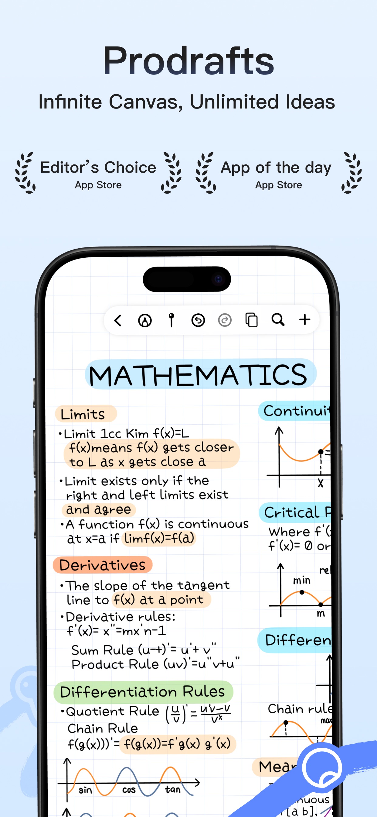 Prodrafts - Infinite Notes App Store screenshot 3