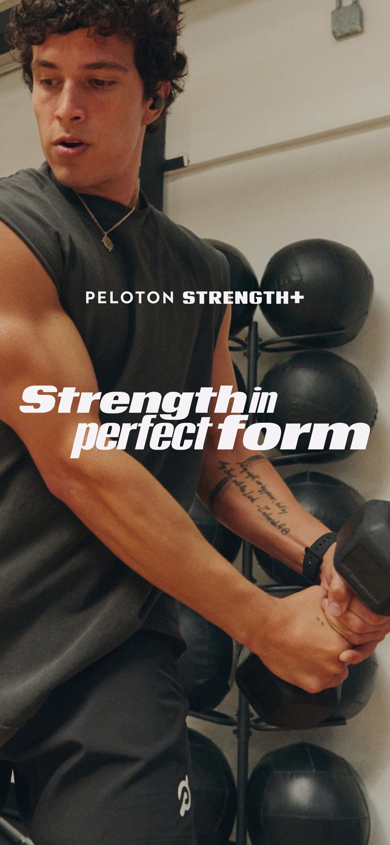Peloton Strength+ App Store screenshot 1