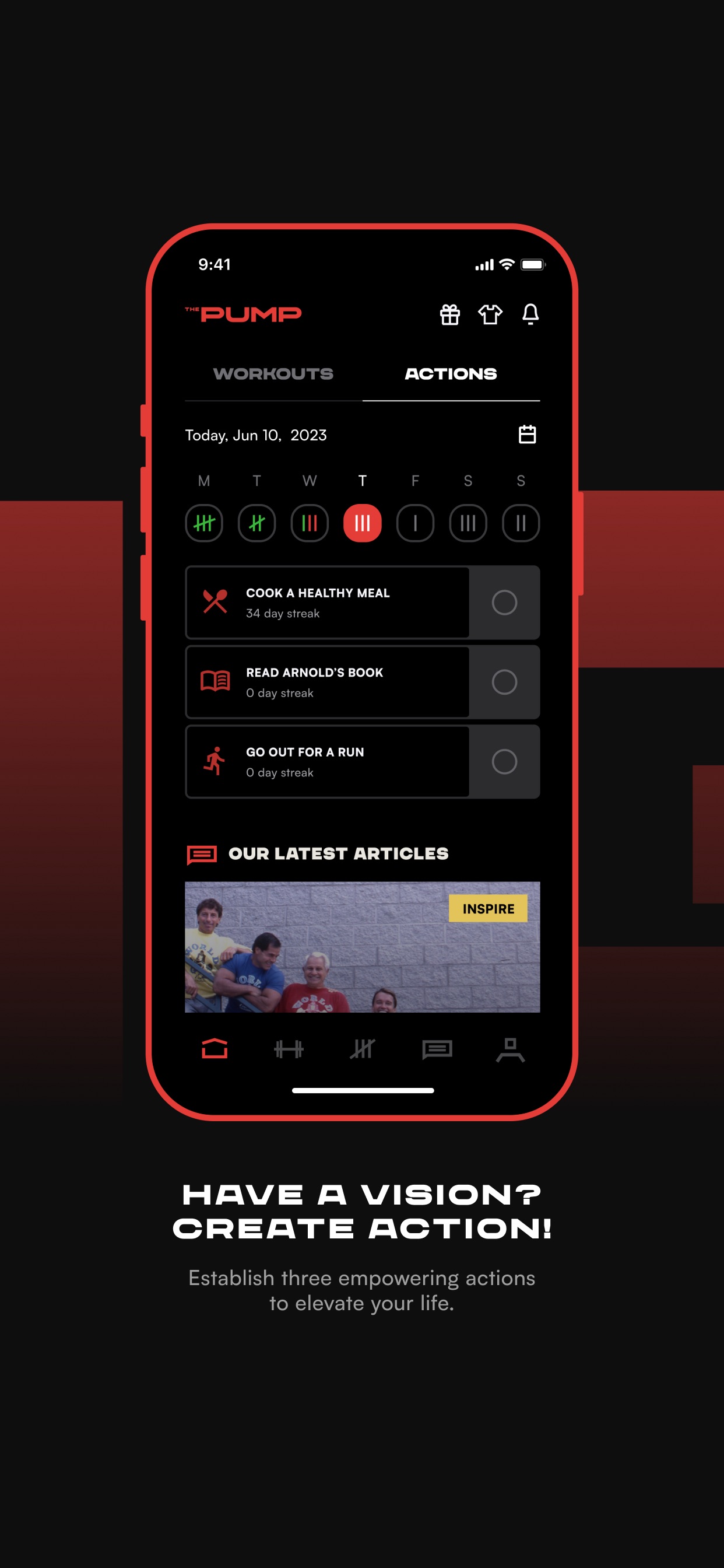 Pump Club: Fitness + Nutrition App Store screenshot 2