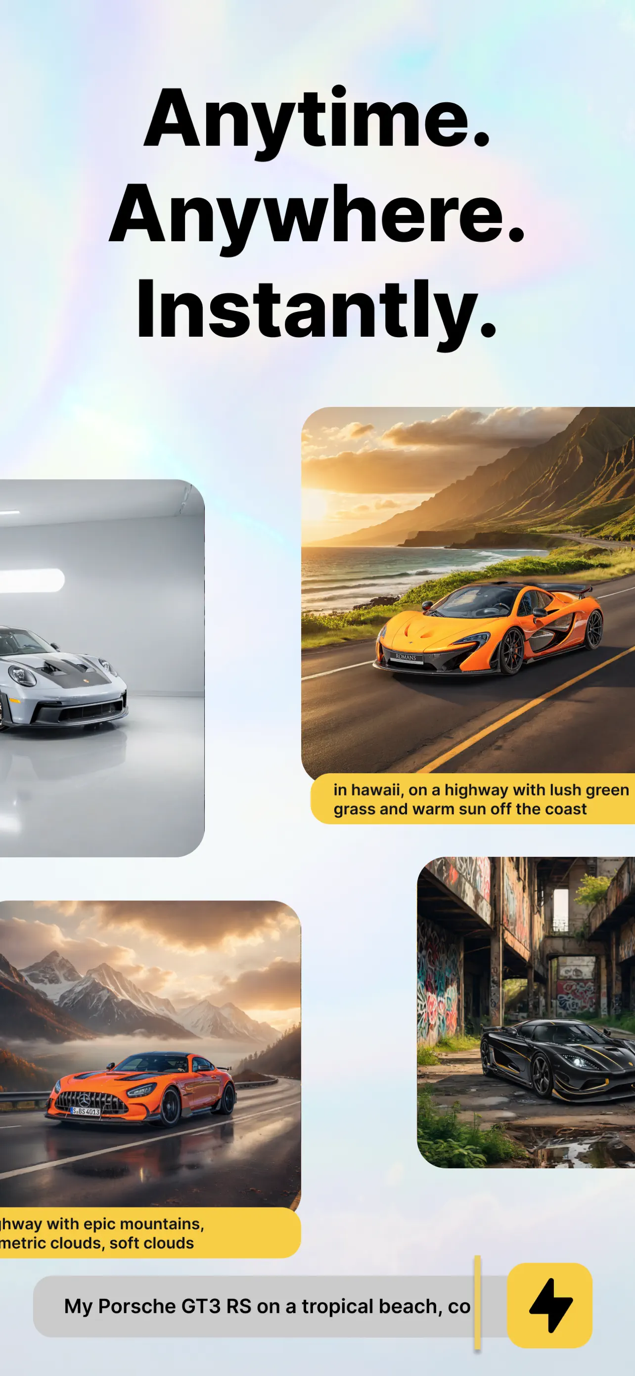 Rollers: AI Car Photoshoots App Store screenshot 3