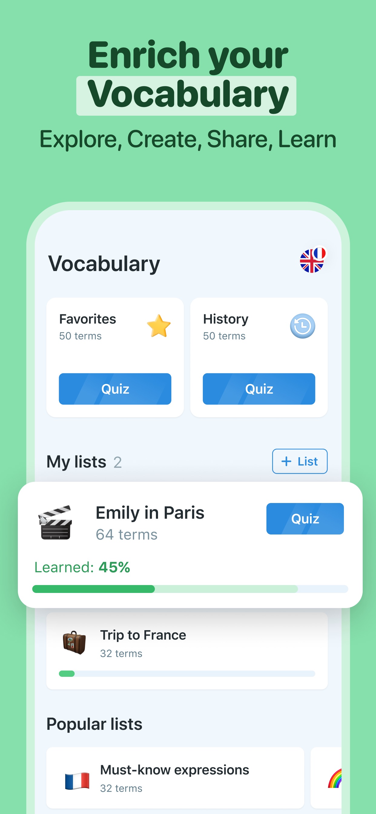 Reverso translate and learn App Store screenshot 3