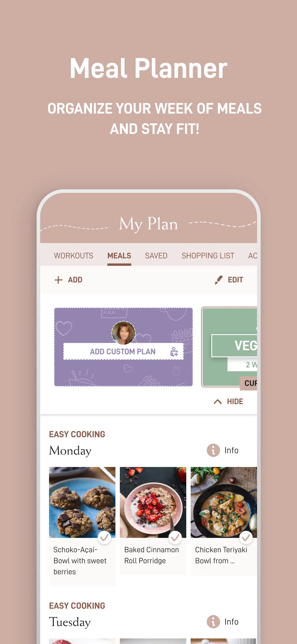 Pam Fitness & Food App Store screenshot 4