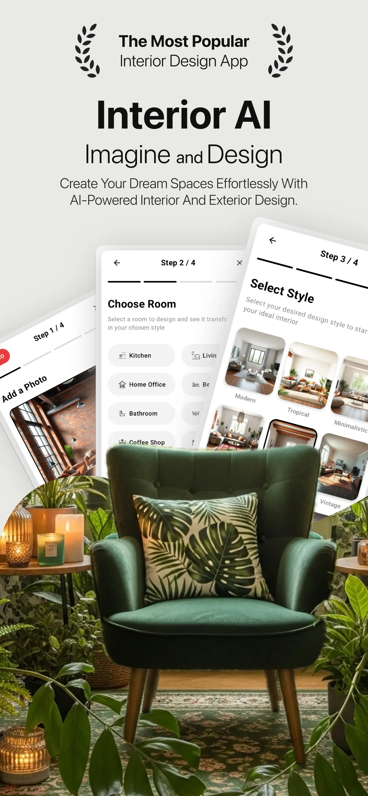 Interior AI: AI Home Designer App Store screenshot 1
