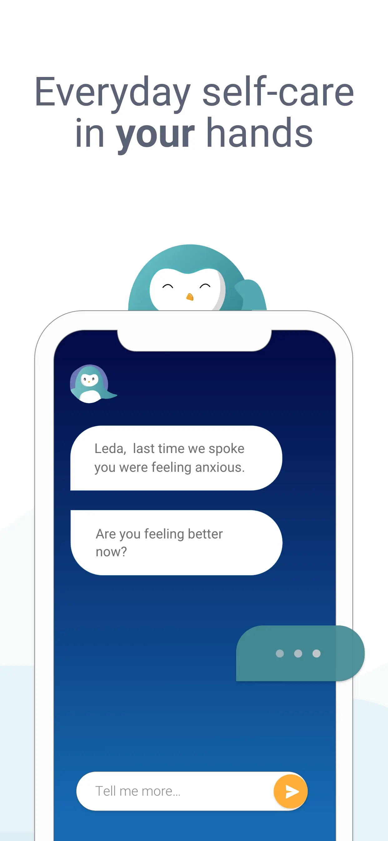 Wysa: Mental Wellbeing AI App Store screenshot 2