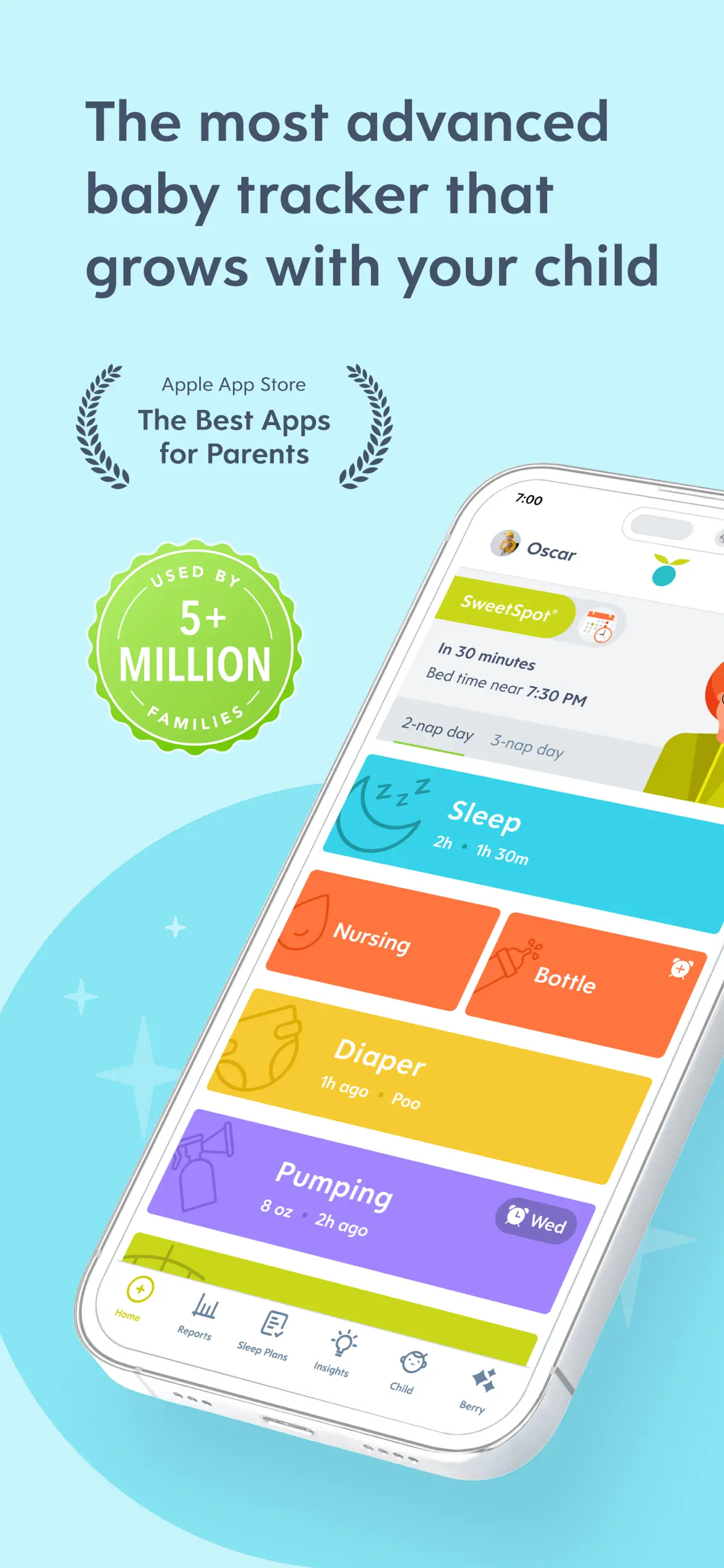 Huckleberry: Baby Tracker App Store screenshot 2